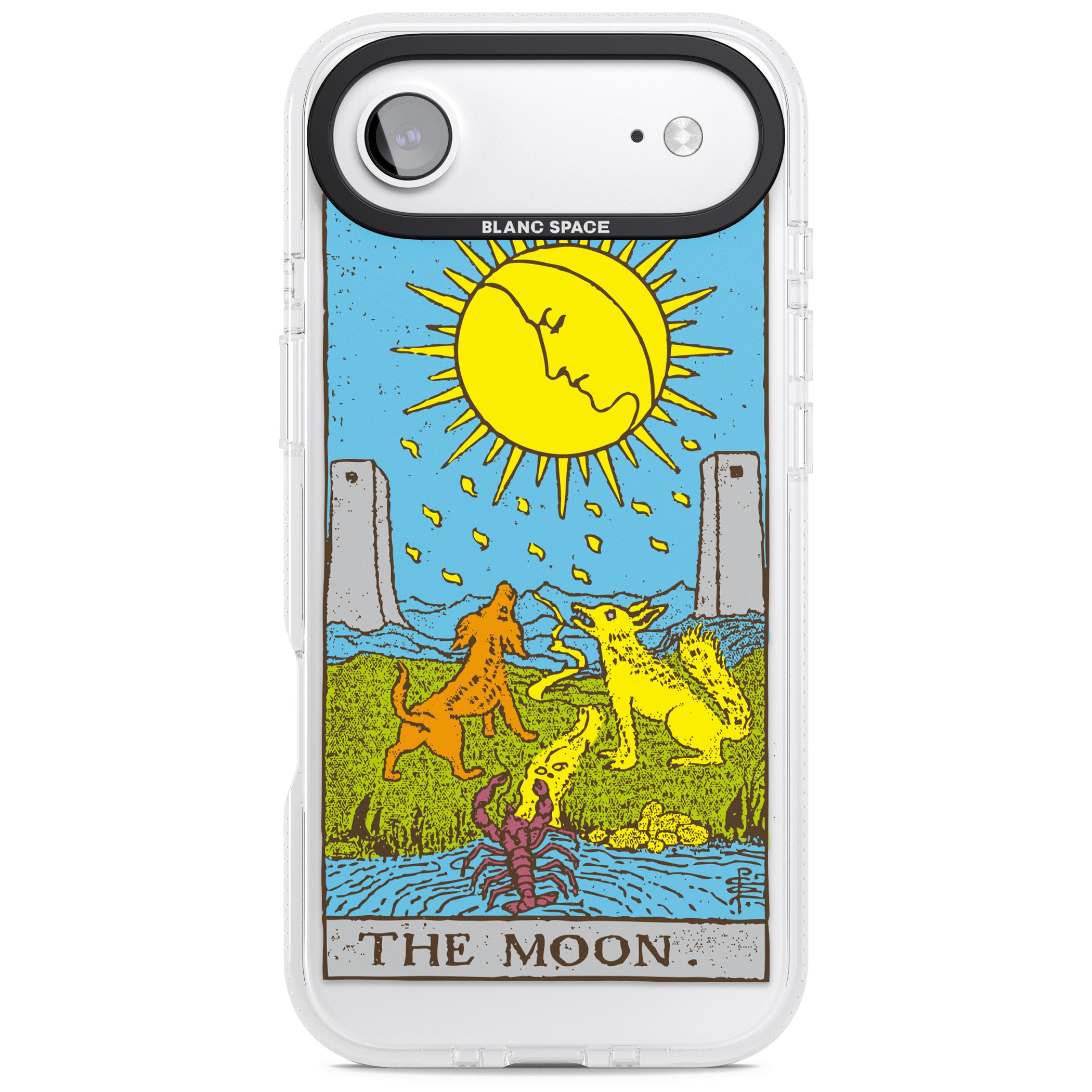 Personalised The Moon Tarot Card (Color) iPhone 17 Air Impact Air Clear Phone Case