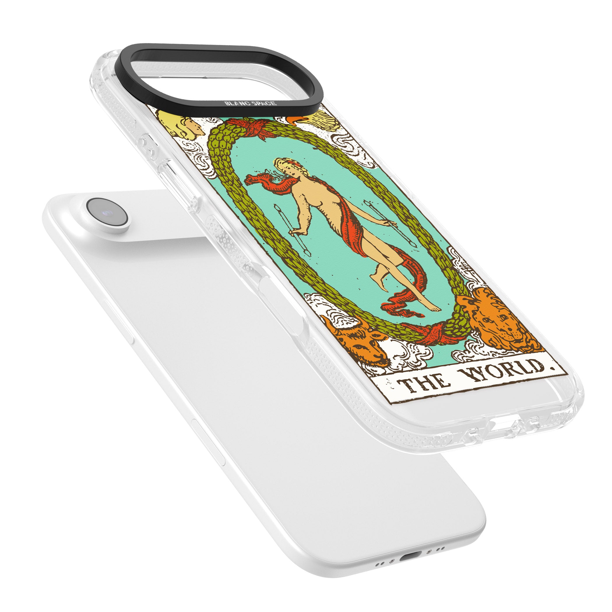 Personalised The World Tarot Card (Color) iPhone 17 Air Impact Air Clear Phone Case Colours