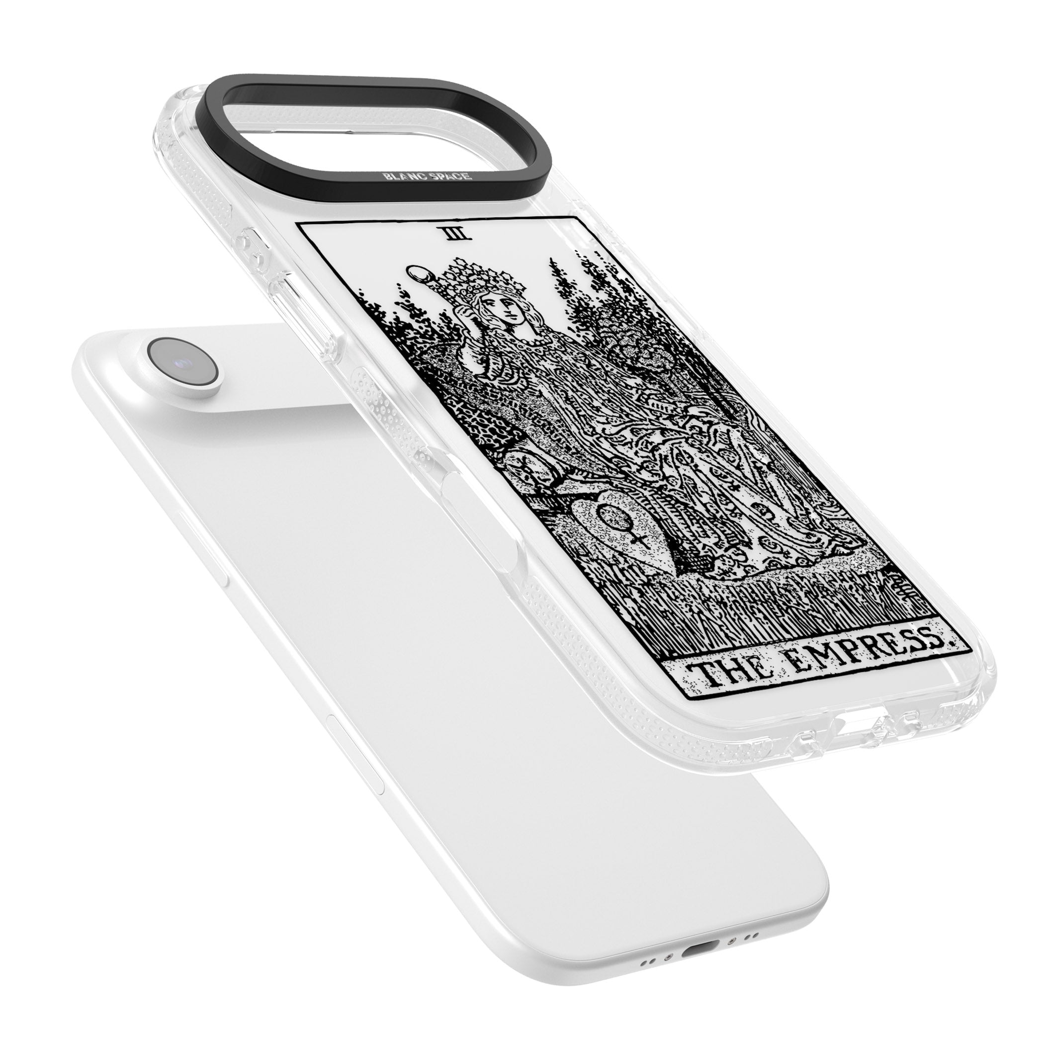 Personalised The Empress Tarot Card (Clear) iPhone 17 Air Impact Air Clear Phone Case Colours