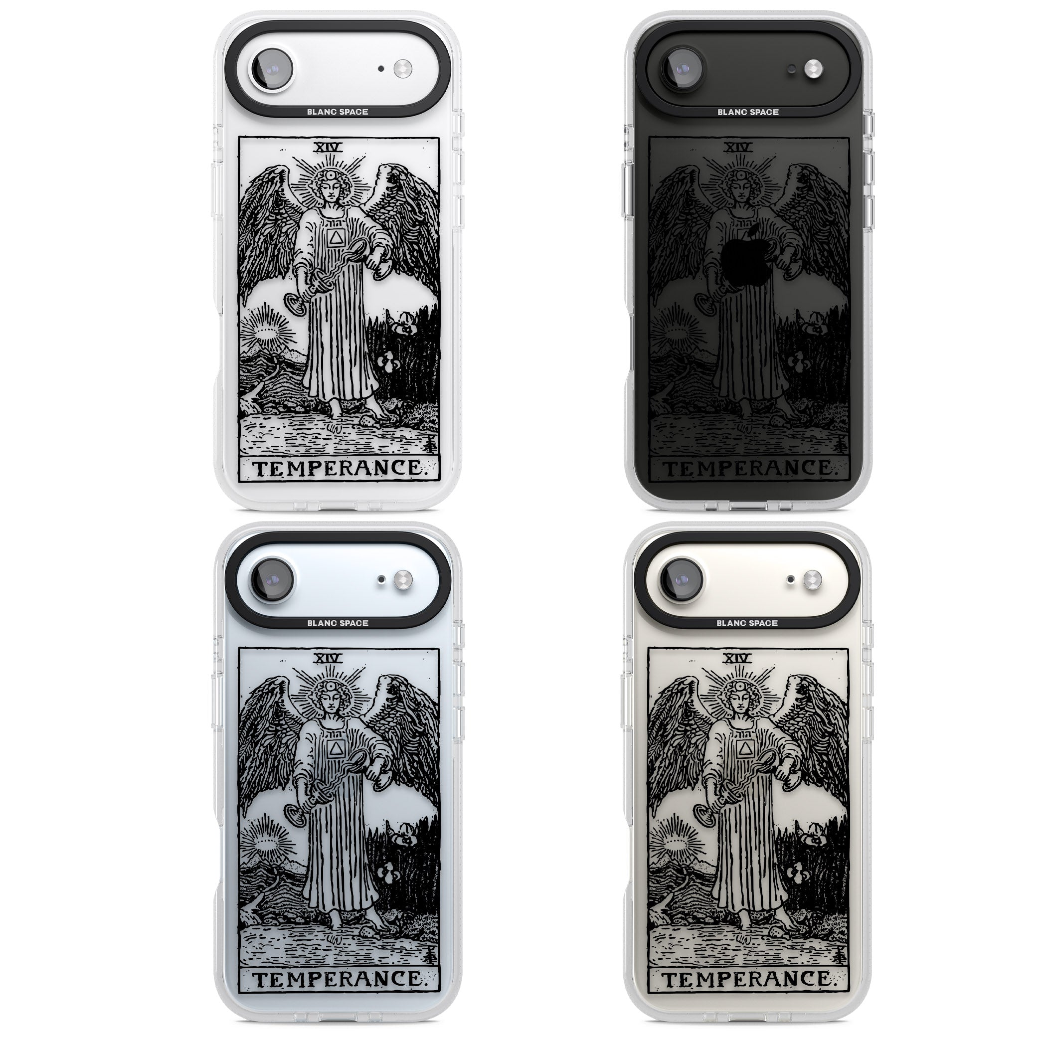 Personalised Temperance Tarot Card (Clear) iPhone 17 Air Impact Air Clear Phone Case APT Impact Protection