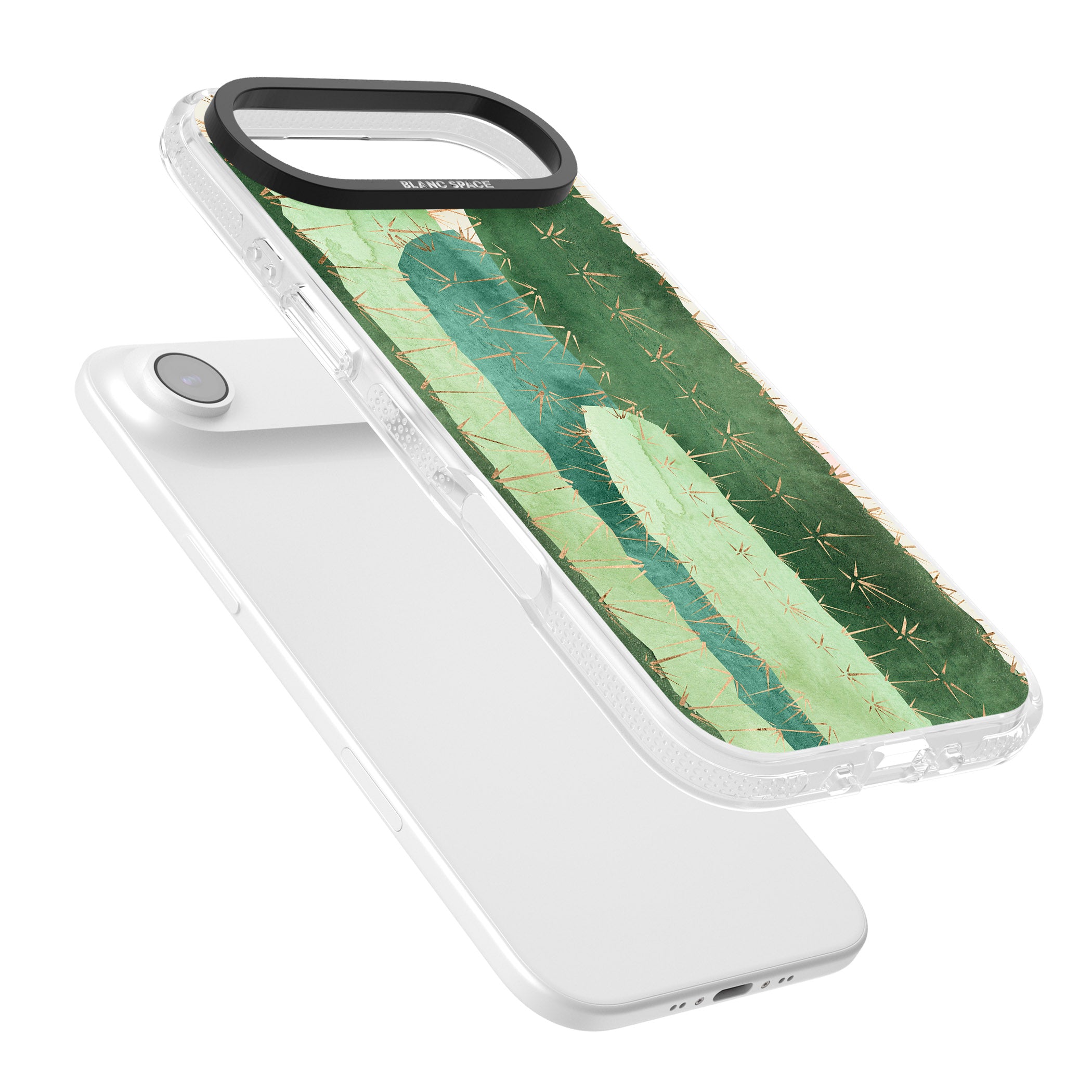 Large Cacti iPhone 17 Air Impact Air Clear Phone Case Colours