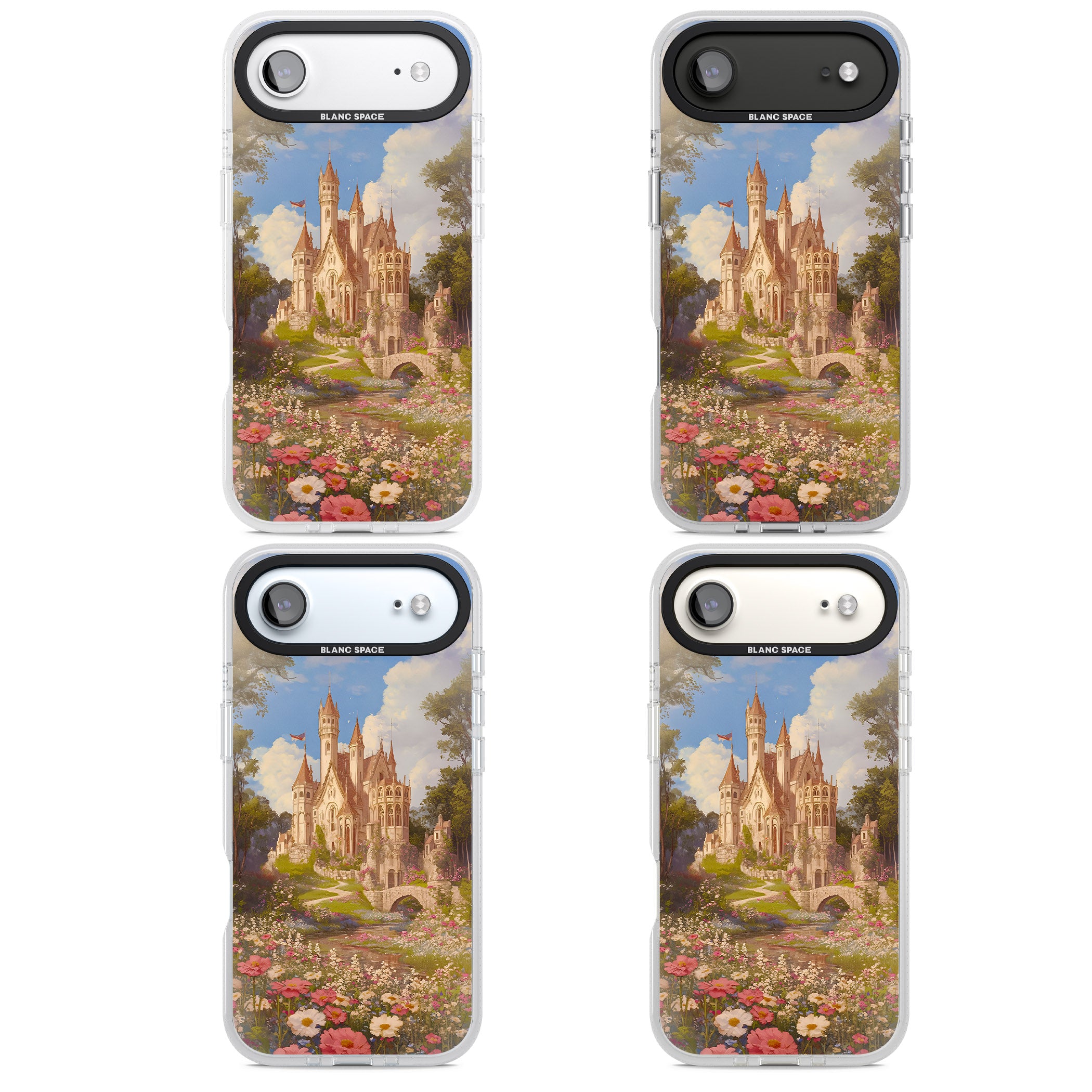 Castle Flower Fields iPhone 17 Air Impact Air Clear Phone Case APT Impact Protection