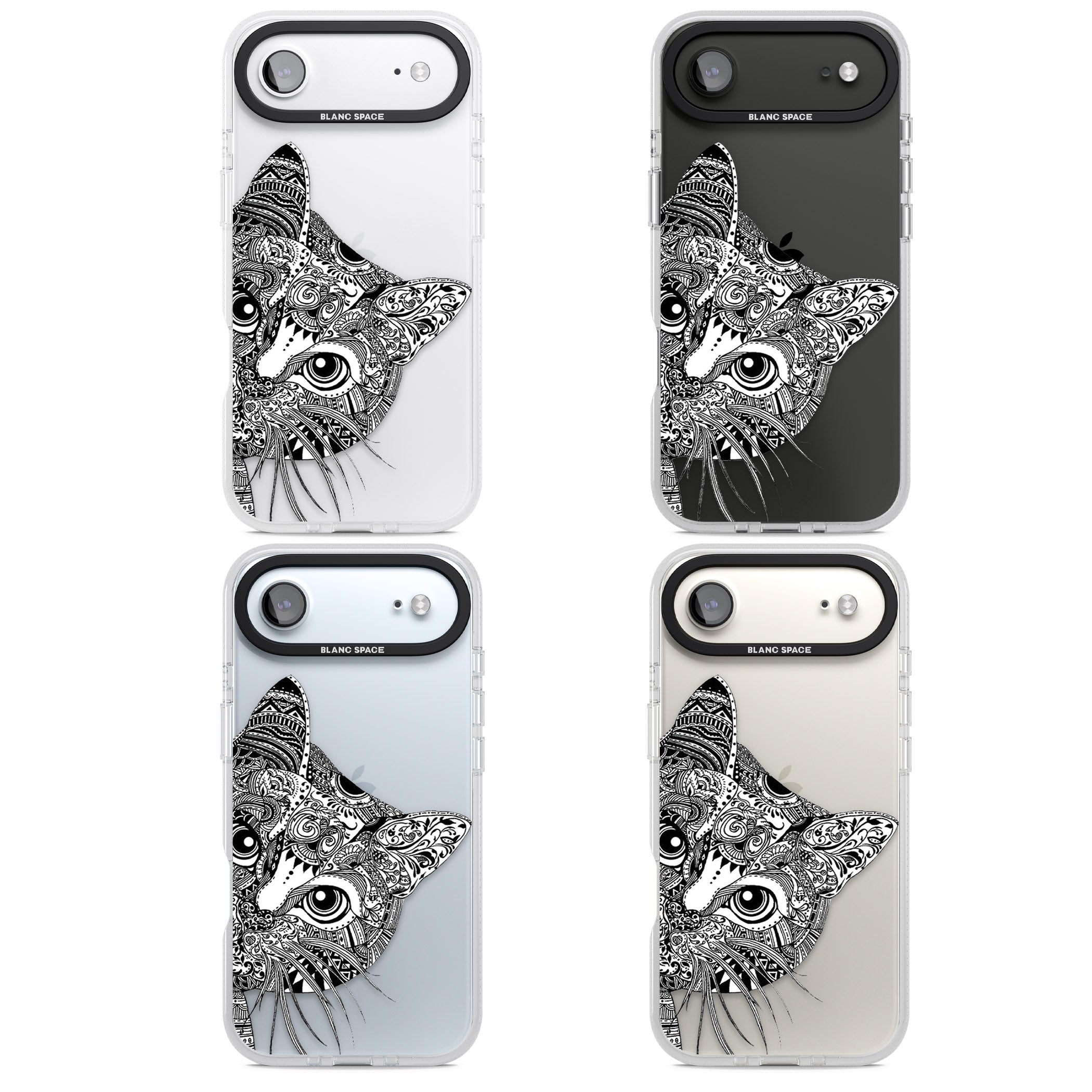 Henna Cat iPhone 17 Air Impact Air Clear Phone Case APT Impact Protection