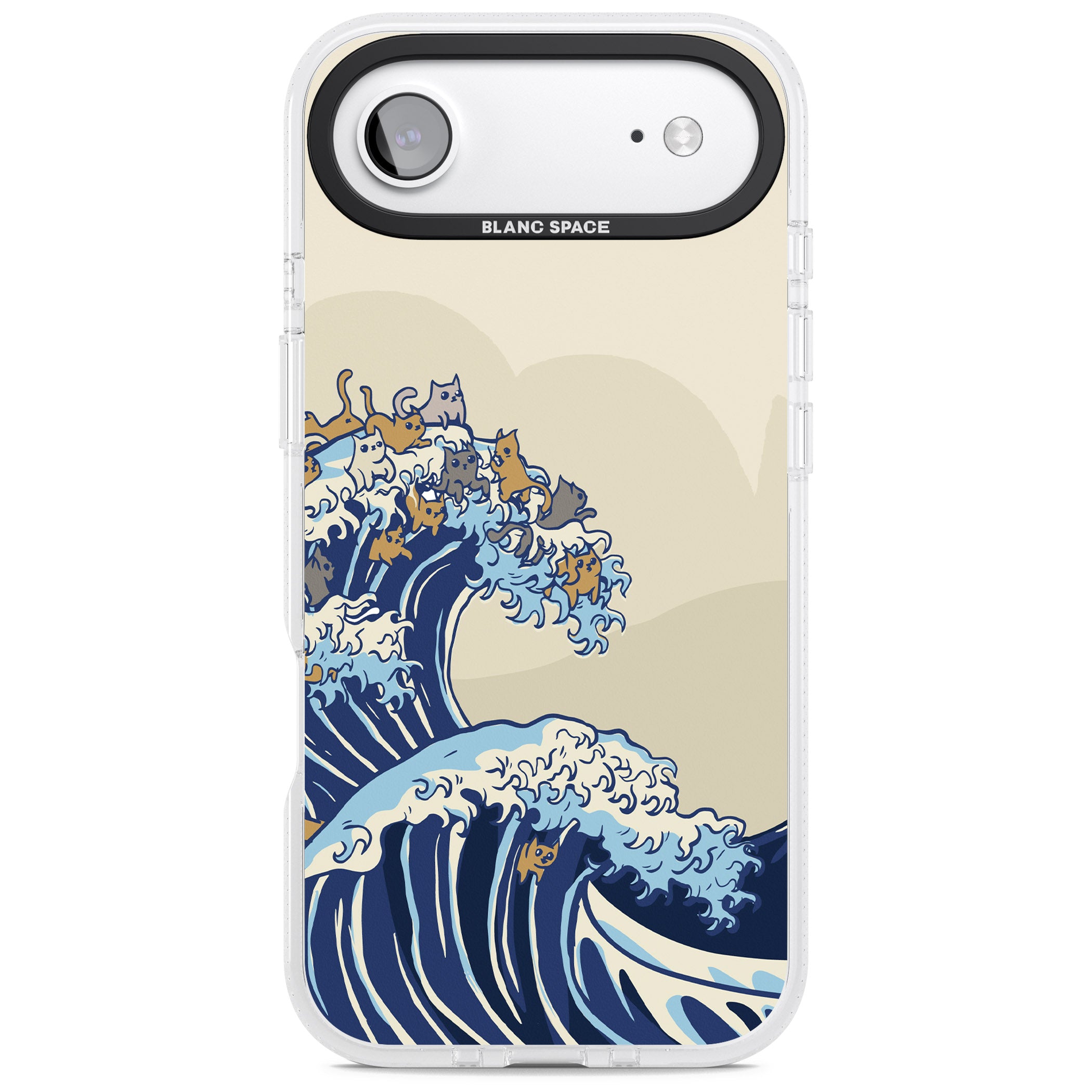 The Great Cat Wave iPhone 17 Air Impact Air Clear Phone Case