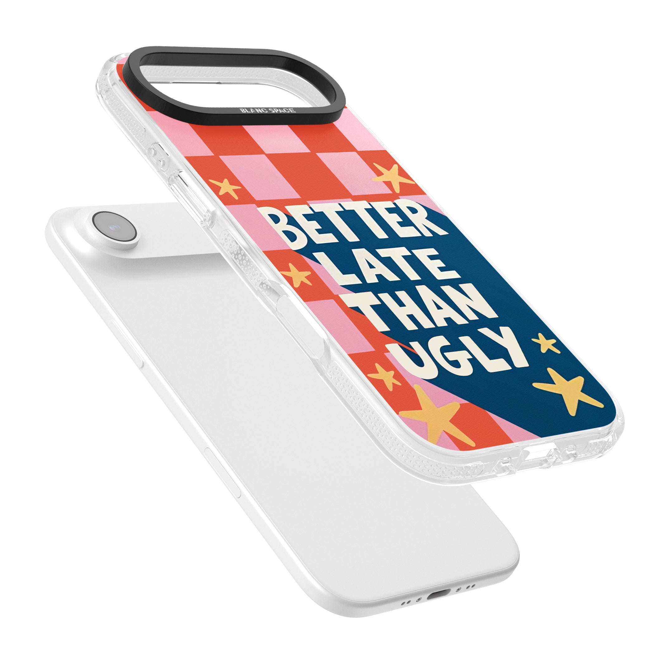 Better Late Than Ugly iPhone 17 Air Impact Air Clear Phone Case Colours