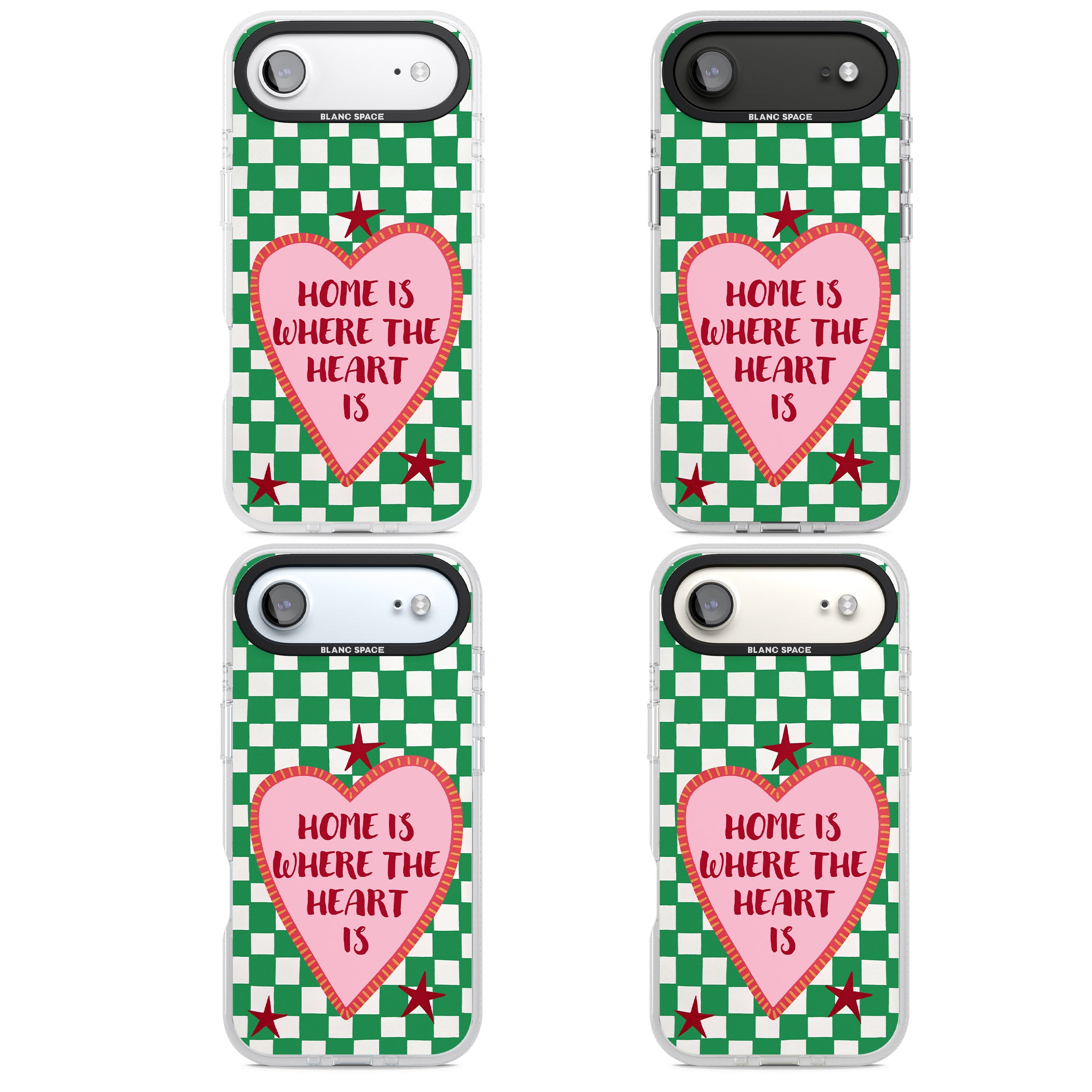 Home Is Where The Heart Is iPhone 17 Air Impact Air Clear Phone Case APT Impact Protection