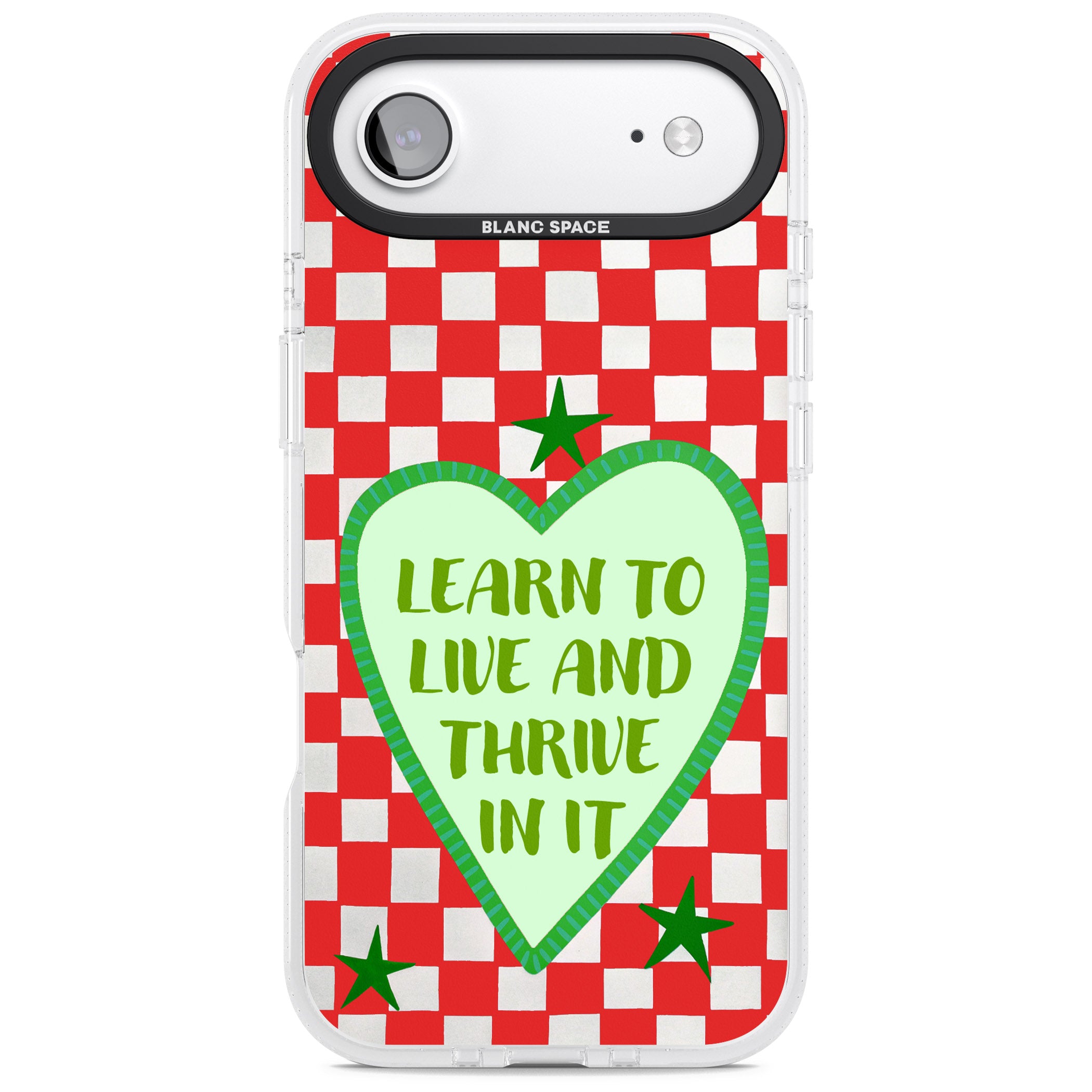 Learn To Live iPhone 17 Air Impact Air Clear Phone Case