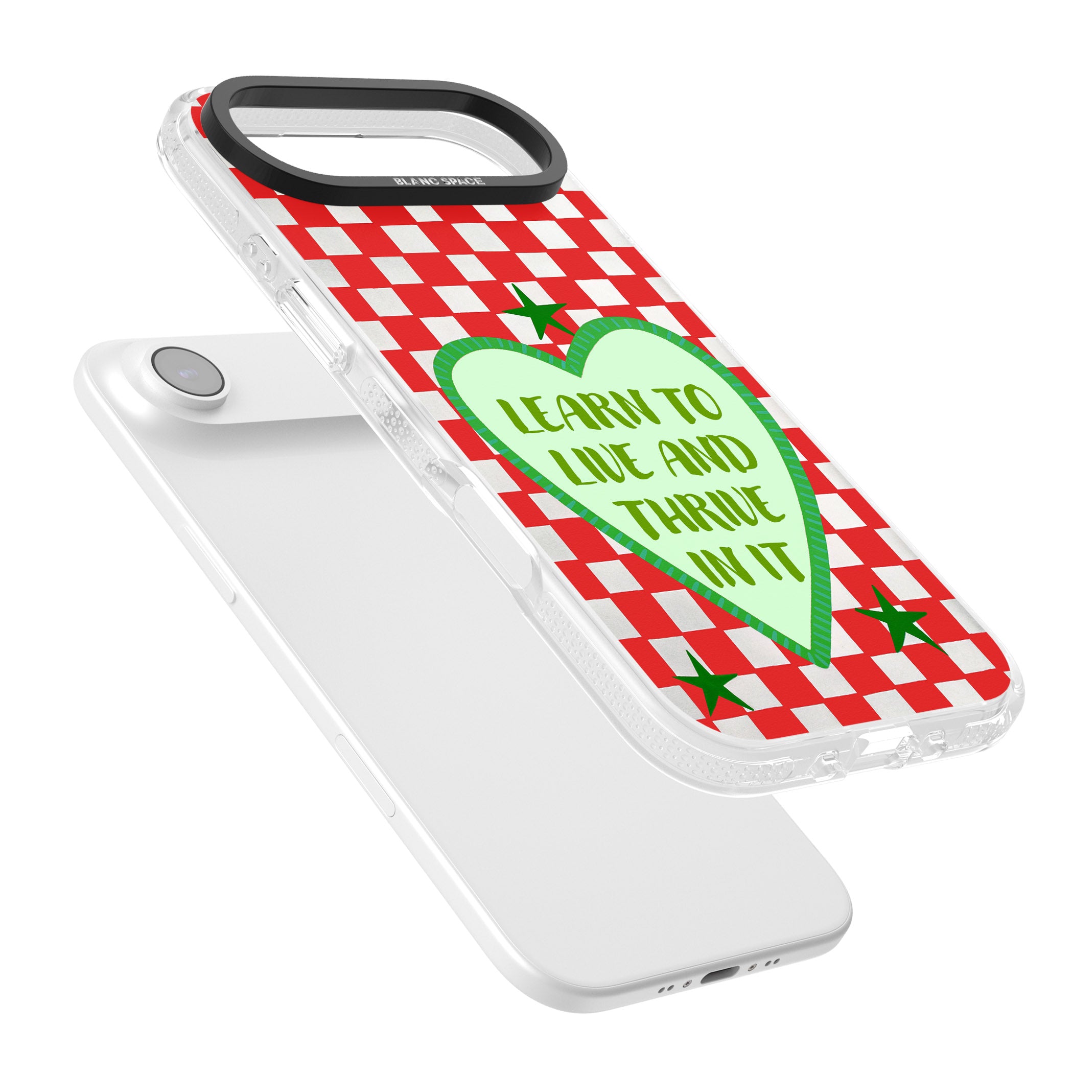 Learn To Live iPhone 17 Air Impact Air Clear Phone Case Colours