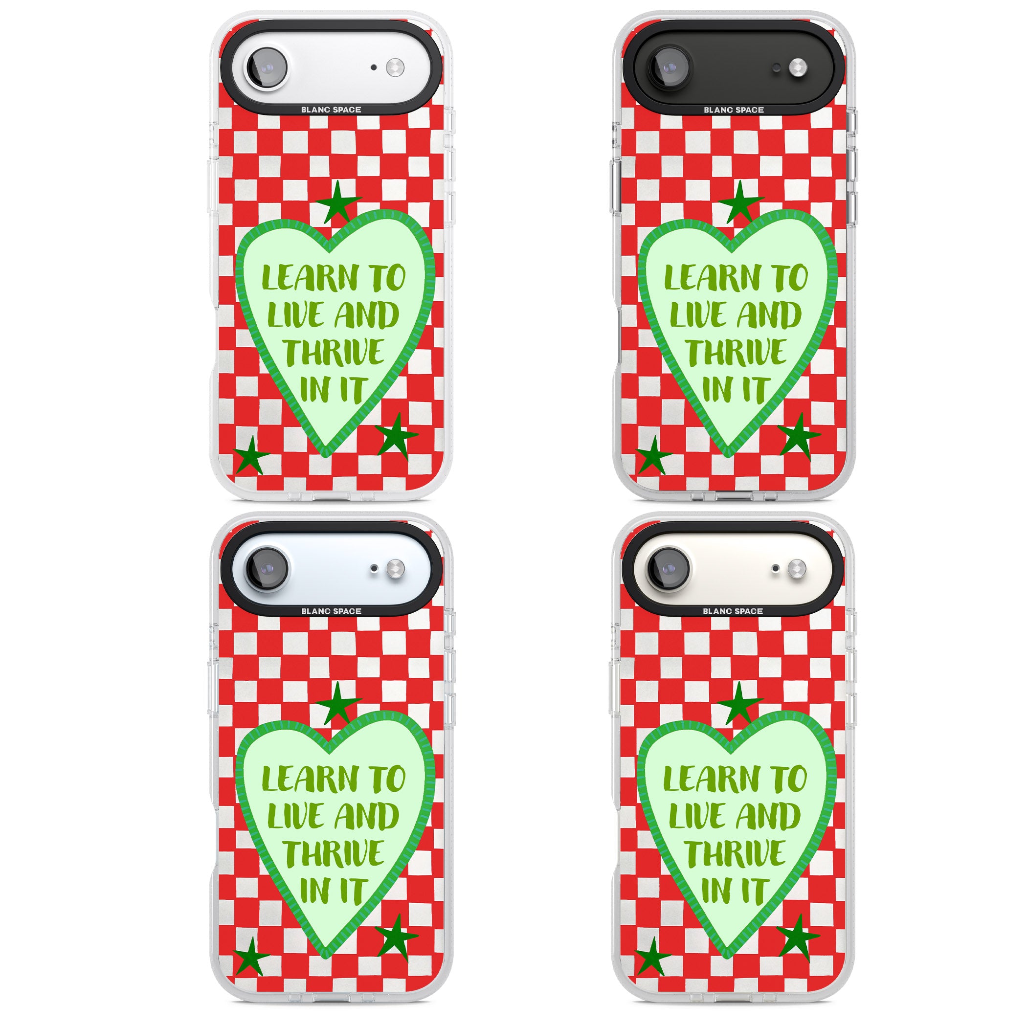 Learn To Live iPhone 17 Air Impact Air Clear Phone Case APT Impact Protection