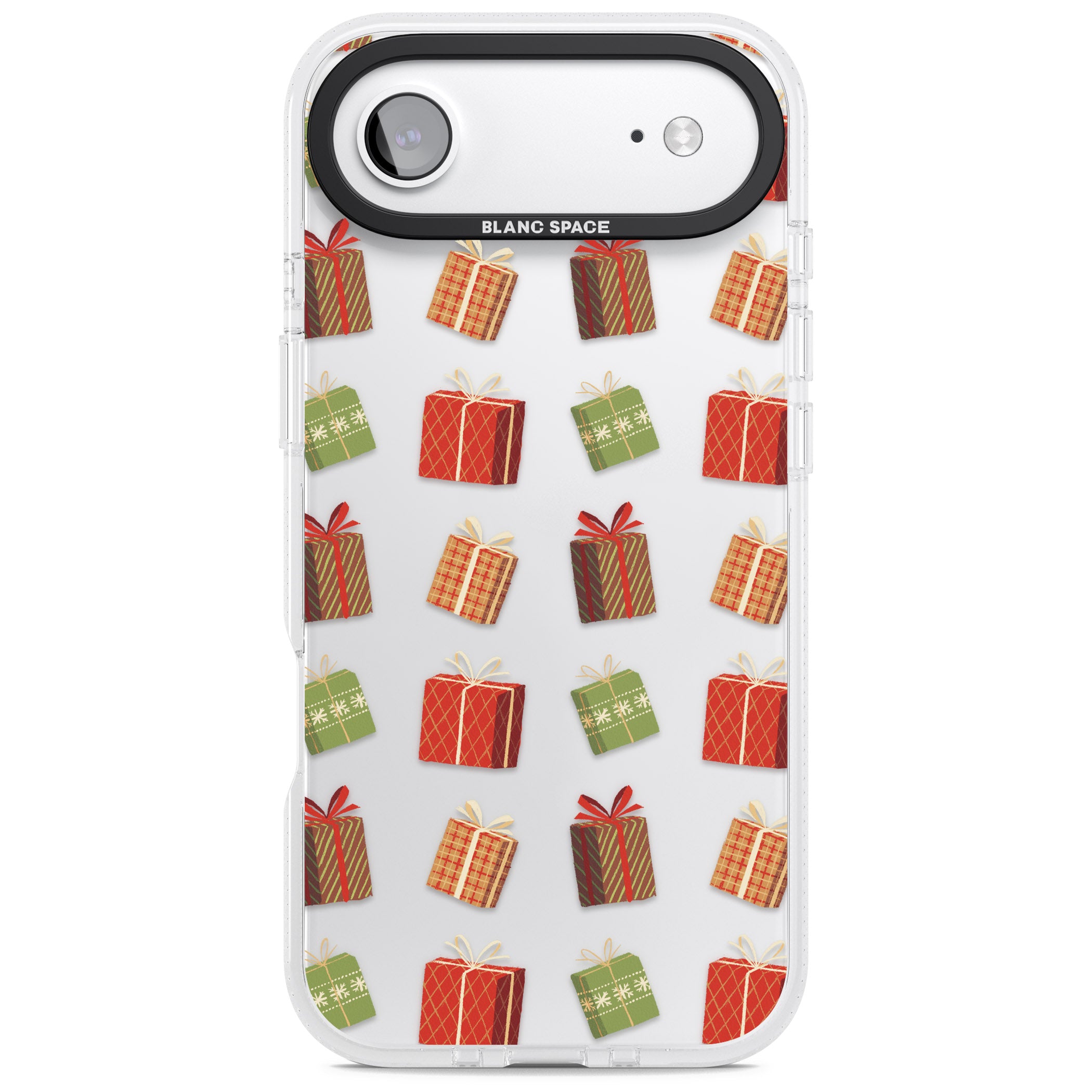 Christmas Presents Pattern iPhone 17 Air Impact Air Clear Phone Case