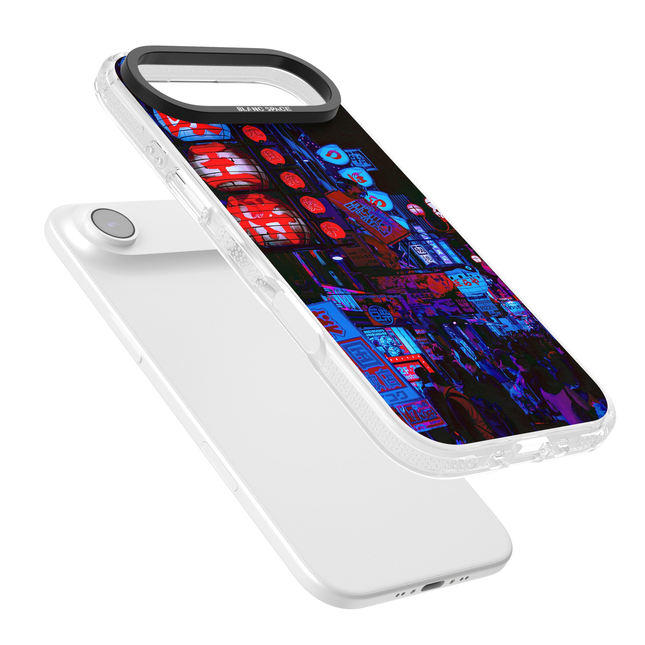 Neon City Nights iPhone 17 Air Impact Air Clear Phone Case Colours