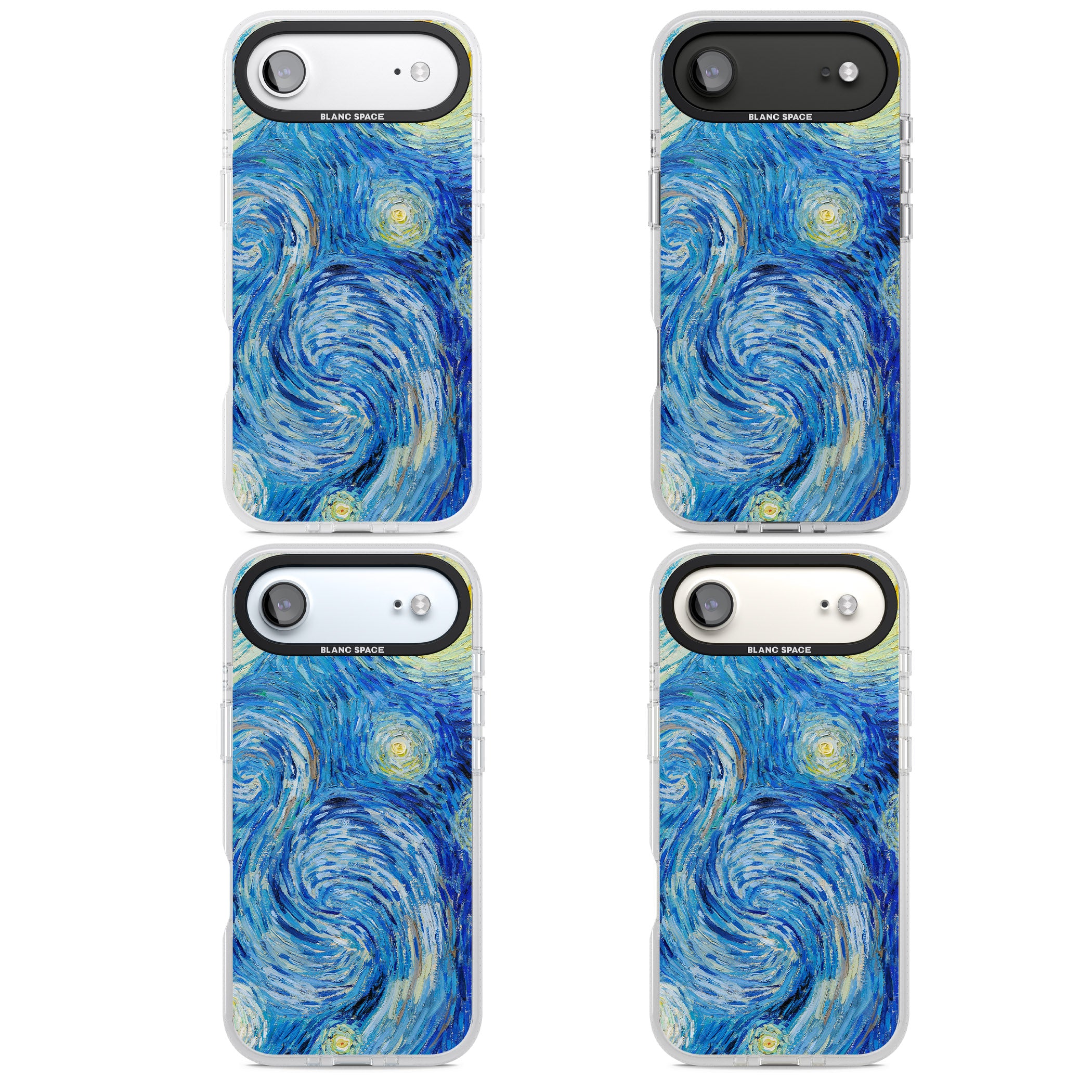 The Starry Night By Vincent Van Gogh iPhone 17 Air Impact Air Clear Phone Case APT Impact Protection