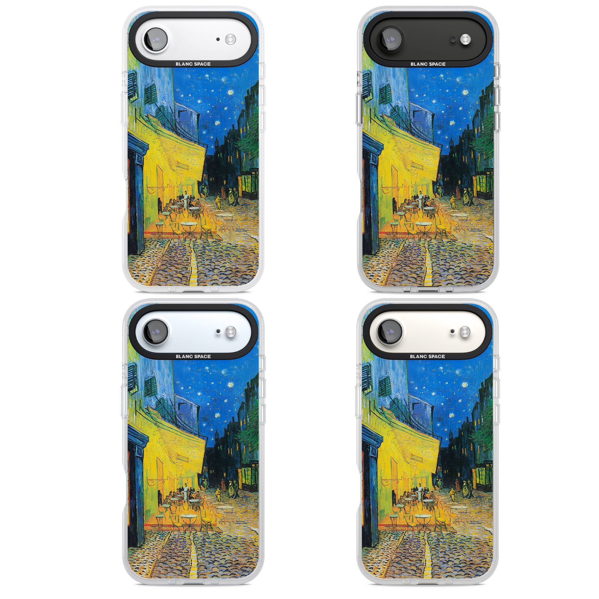 Café Terrace At Night iPhone 17 Air Impact Air Clear Phone Case APT Impact Protection