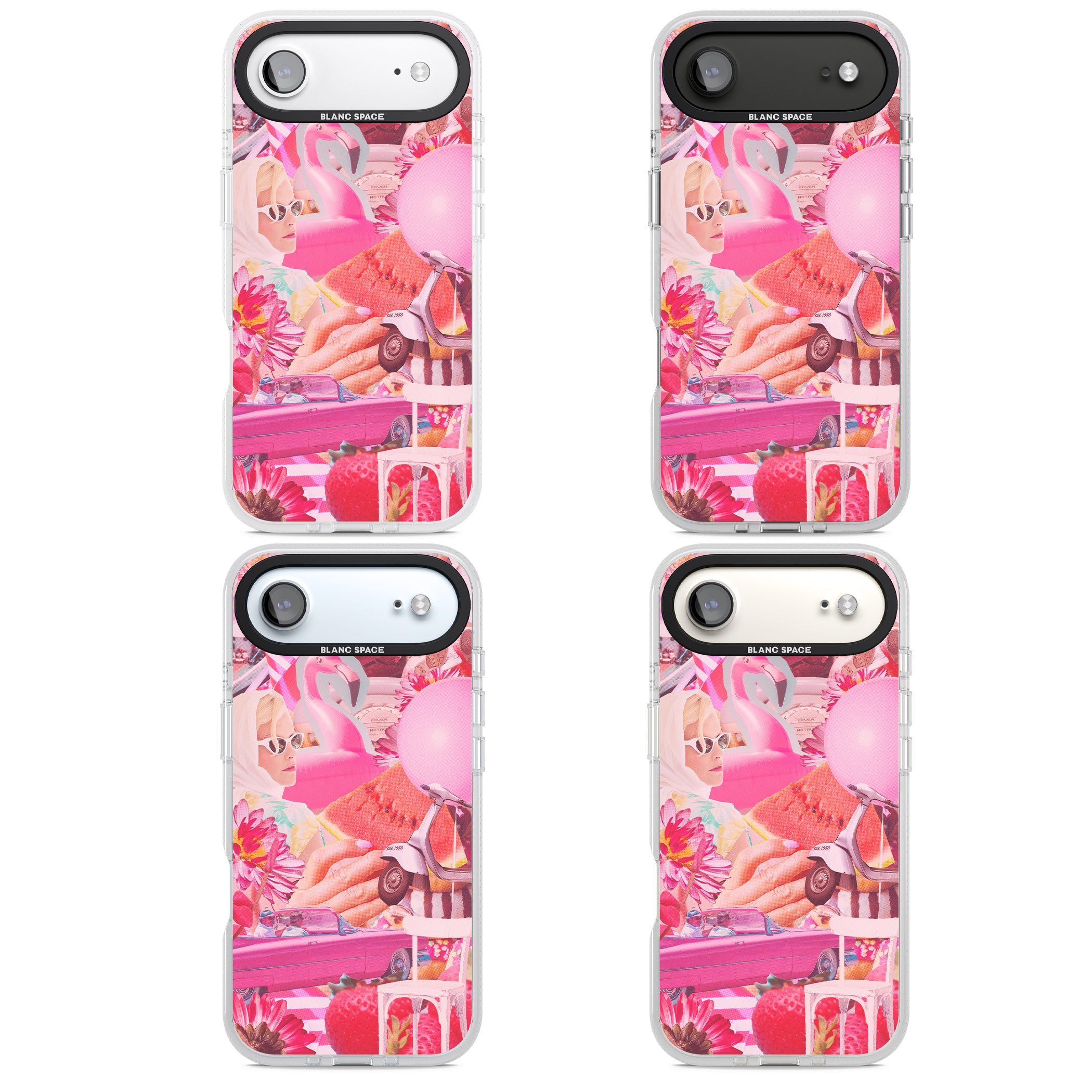 Retro Pink Glamour iPhone 17 Air Impact Air Clear Phone Case APT Impact Protection