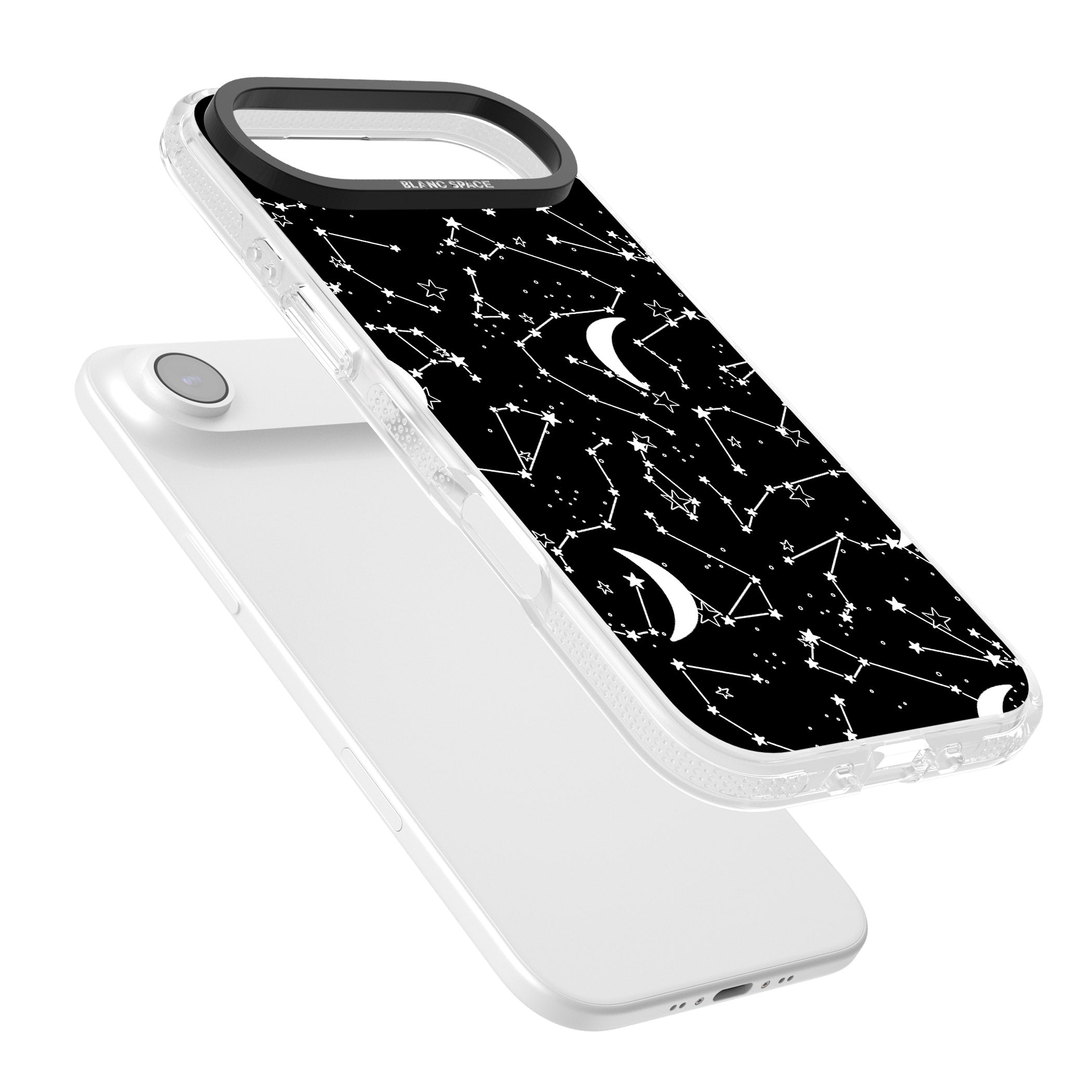 Black Celestial Constellations iPhone 17 Air Impact Air Clear Phone Case Colours