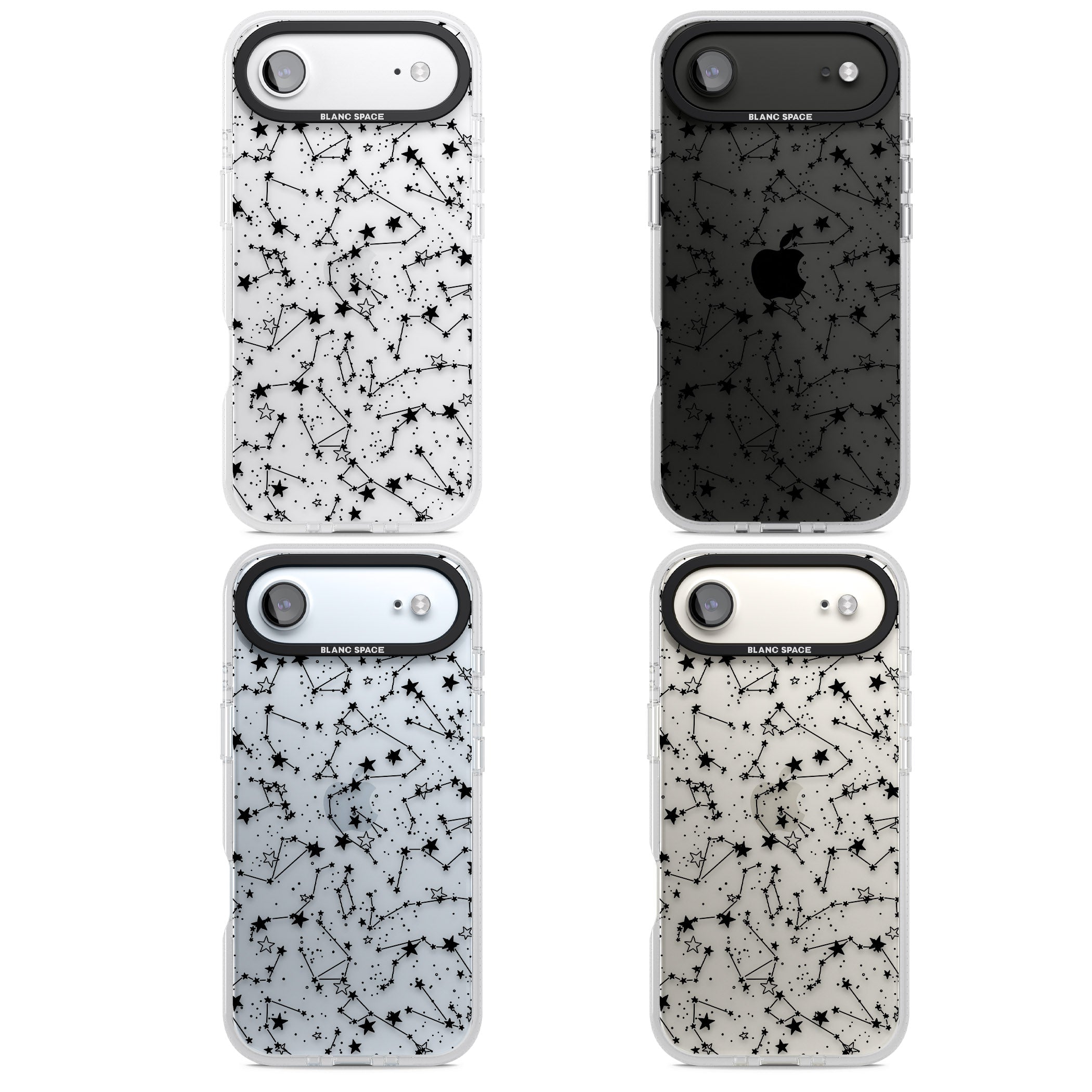 Midnight Constellations iPhone 17 Air Impact Air Clear Phone Case APT Impact Protection