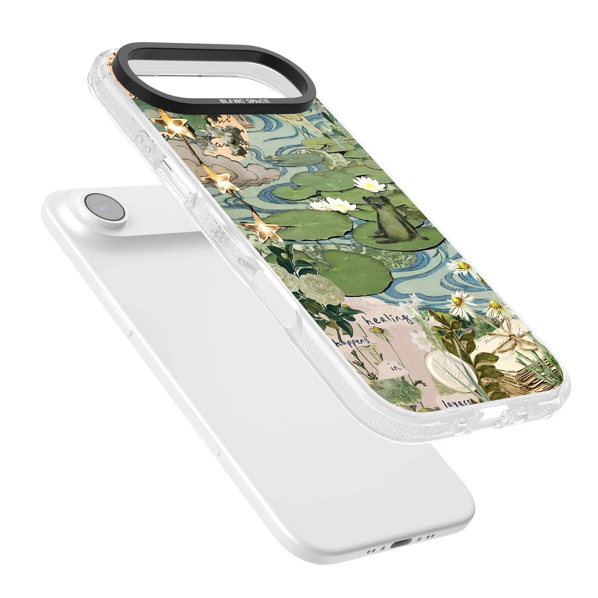 Lily Pad River iPhone 17 Air Impact Air Clear Phone Case Colours