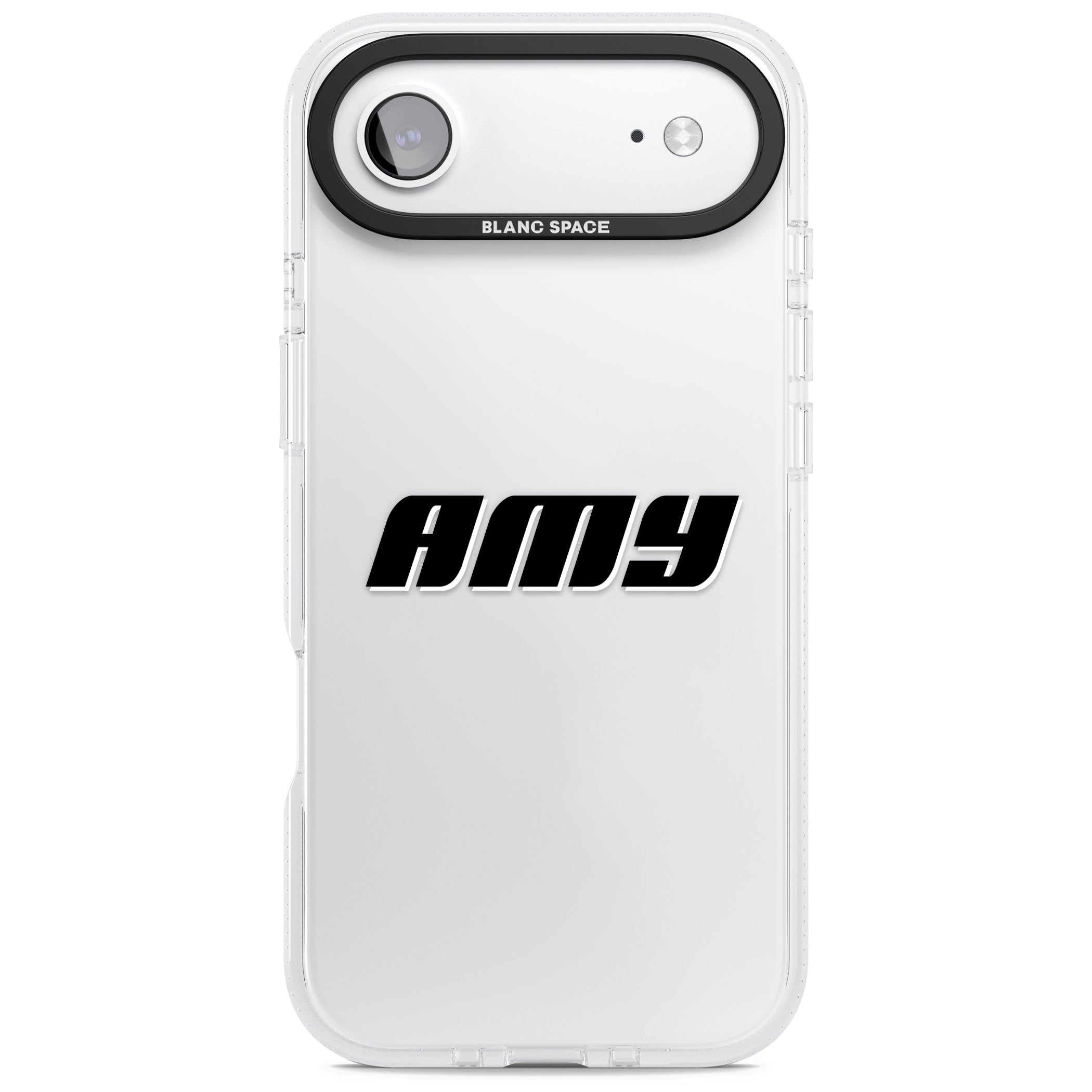Personalised Bold Name iPhone 17 Air Impact Air Clear Phone Case