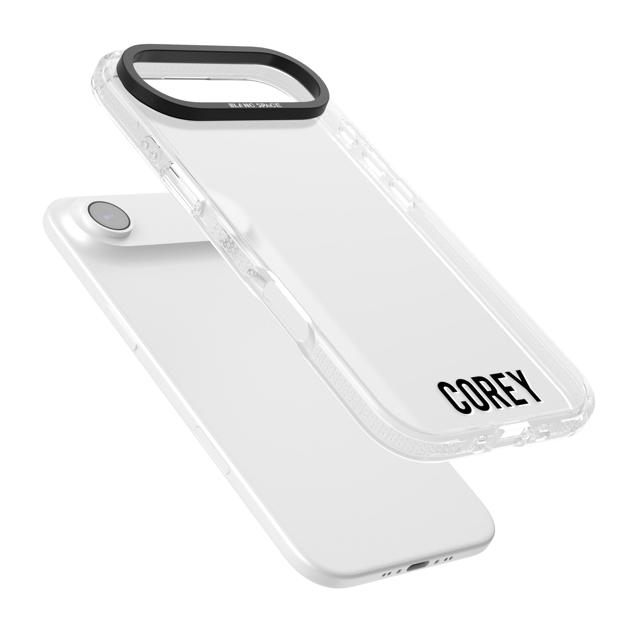 Personalised Bottom Name iPhone 17 Air Impact Air Clear Phone Case Colours