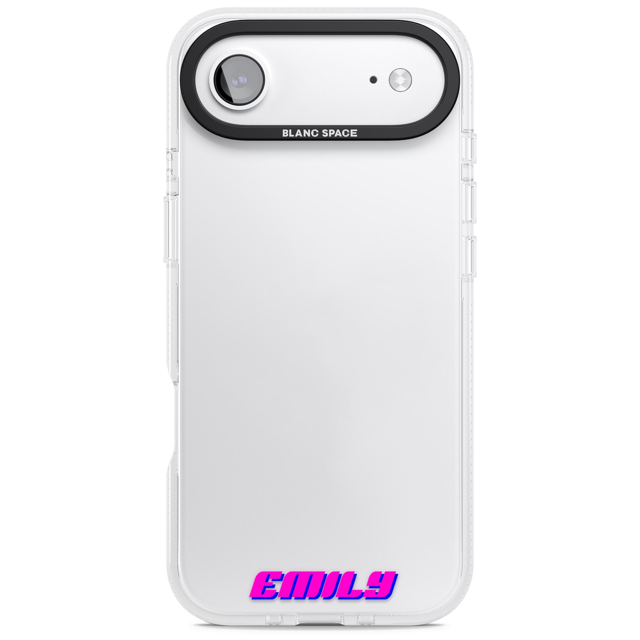 Personalised Cool Bottom Name iPhone 17 Air Impact Air Clear Phone Case