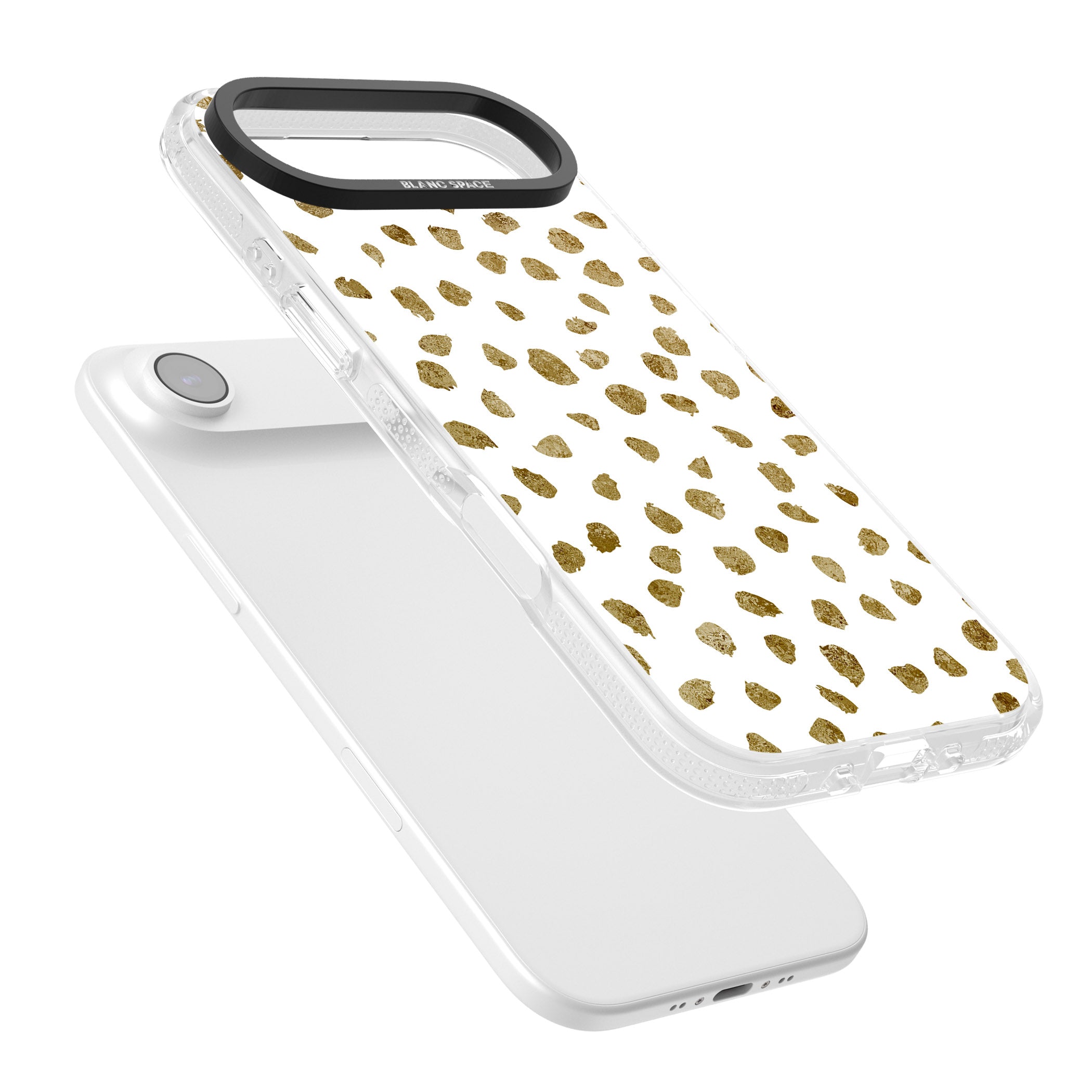 Golden Speckle iPhone 17 Air Impact Air Clear Phone Case Colours