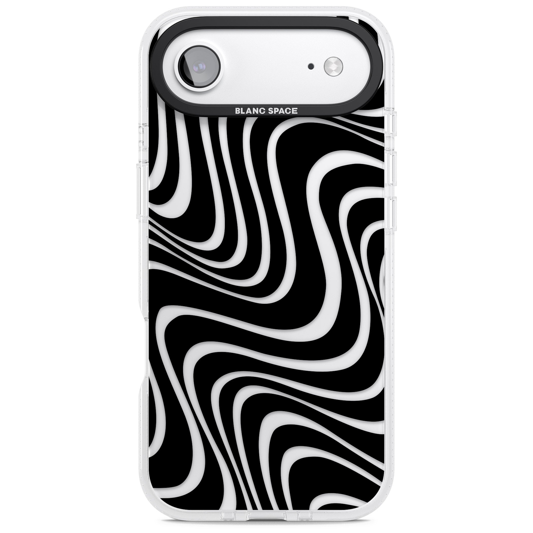 Abstract Waves iPhone 17 Air Impact Air Clear Phone Case
