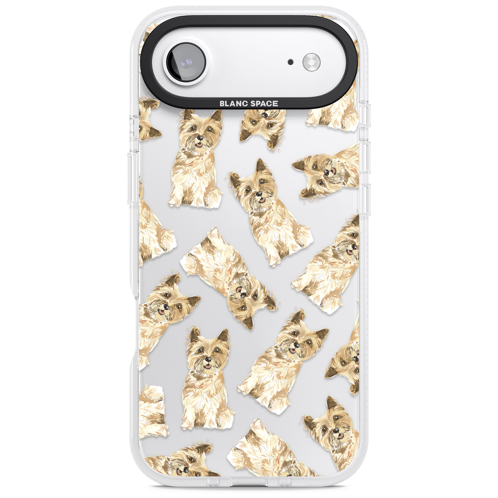 Cairn Terrier Watercolor iPhone 17 Air Impact Air Clear Phone Case