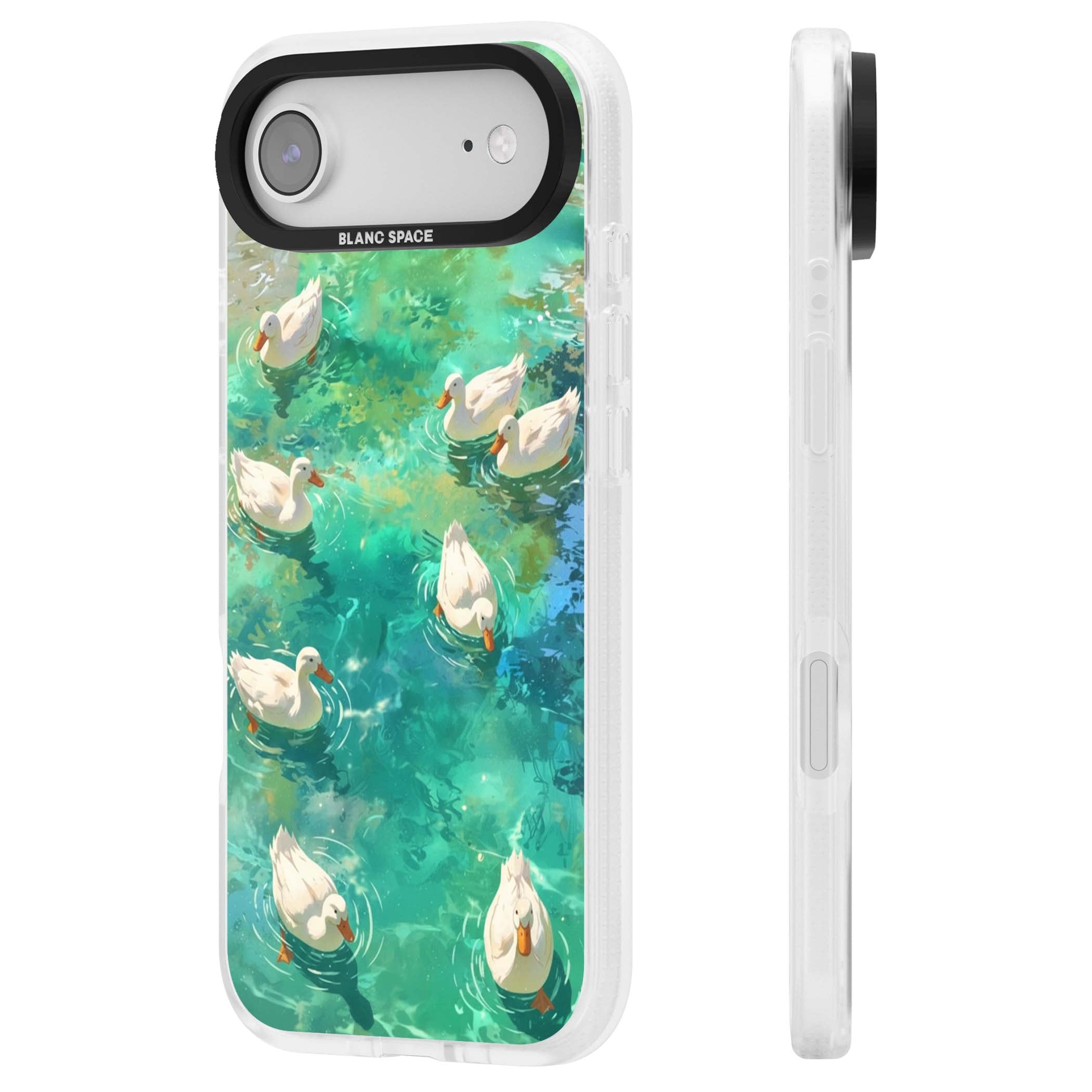 Ducks In The Pond for her iPhone case | Clear Case Impact Air case for iPhone Air