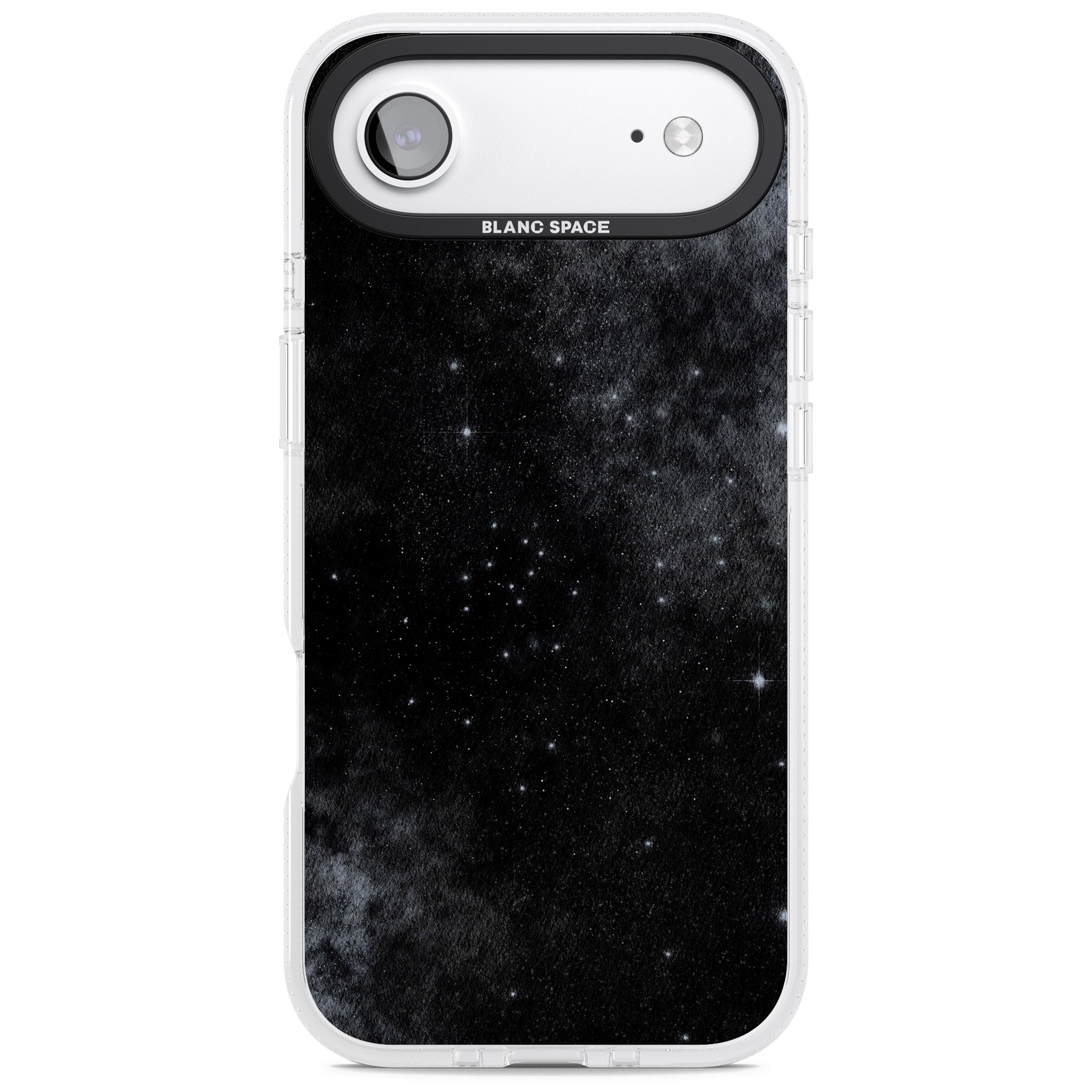 Night Sky Galaxies: Shimmering Stars iPhone 17 Air Impact Air Clear Phone Case