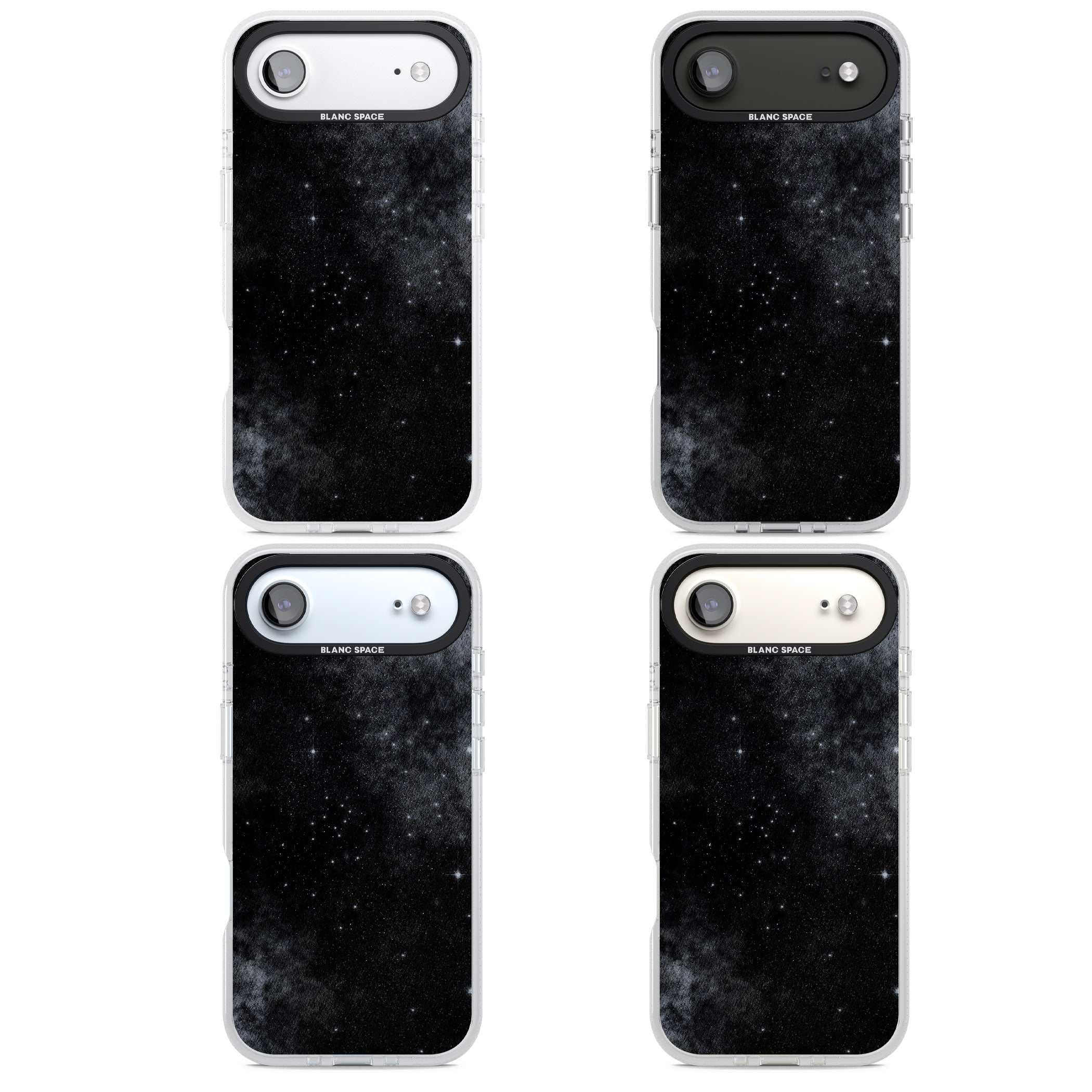 Night Sky Galaxies: Shimmering Stars iPhone 17 Air Impact Air Clear Phone Case APT Impact Protection
