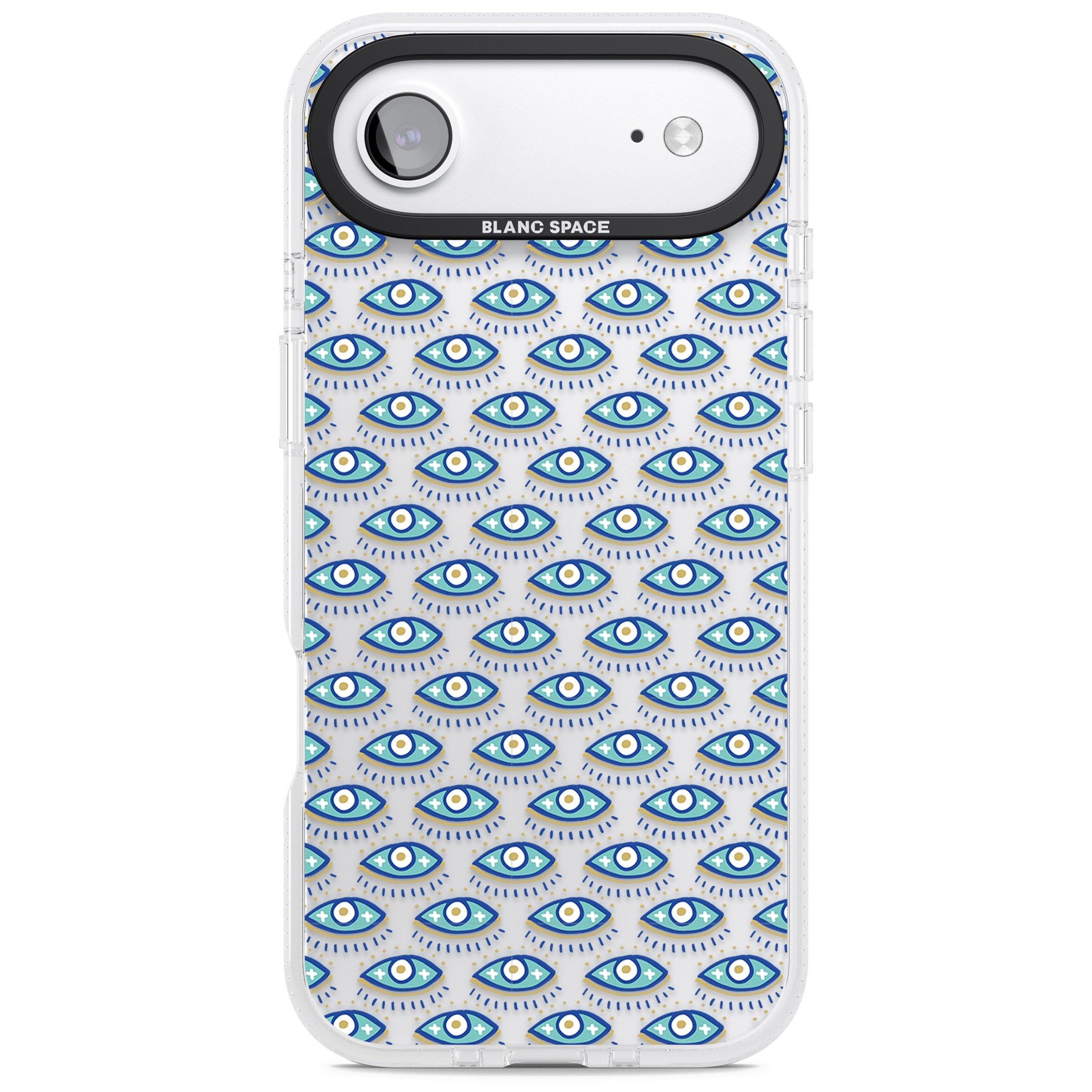 Psychedelic Eyes Pattern Color iPhone 17 Air Impact Air Clear Phone Case