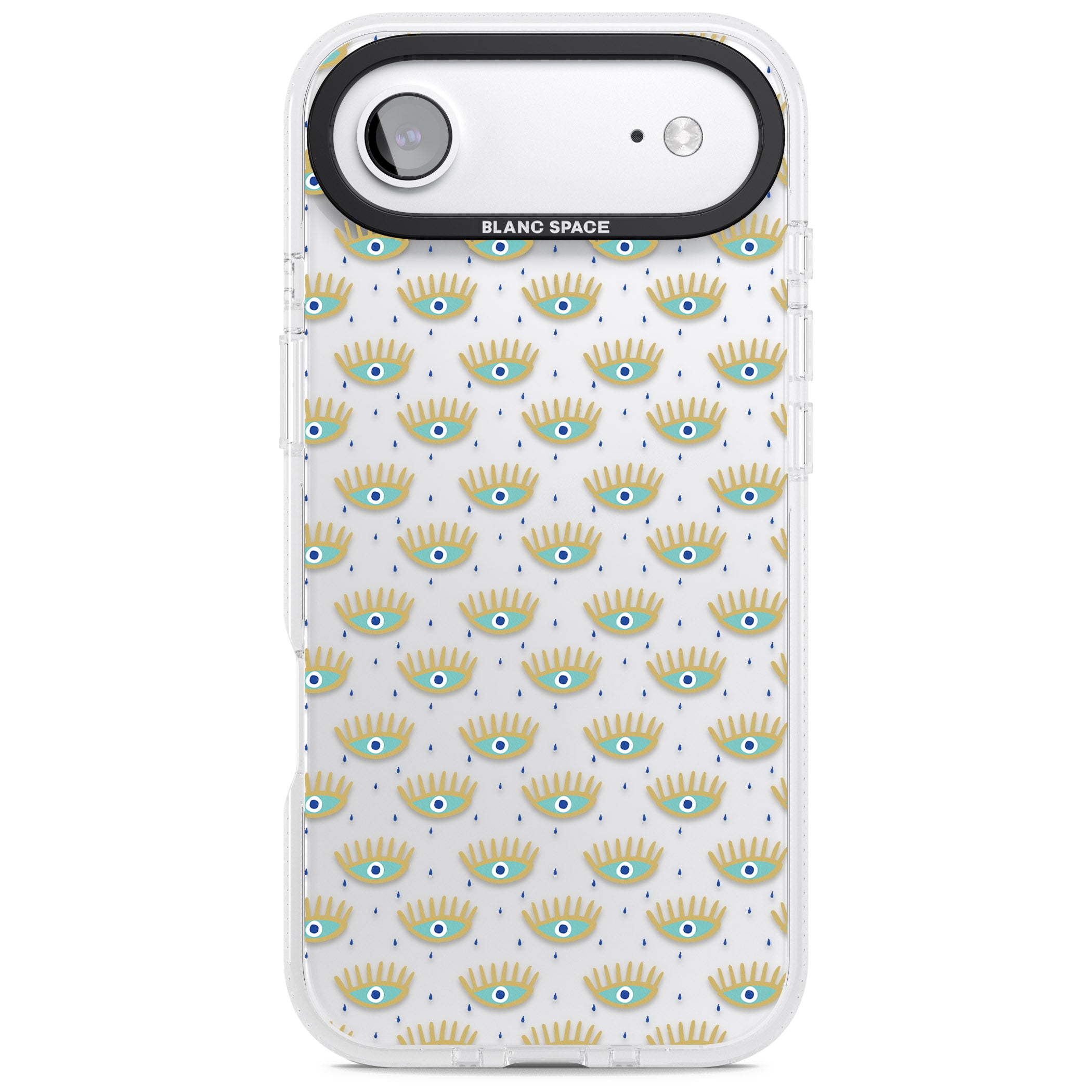 Crying Eyes Pattern iPhone 17 Air Impact Air Clear Phone Case