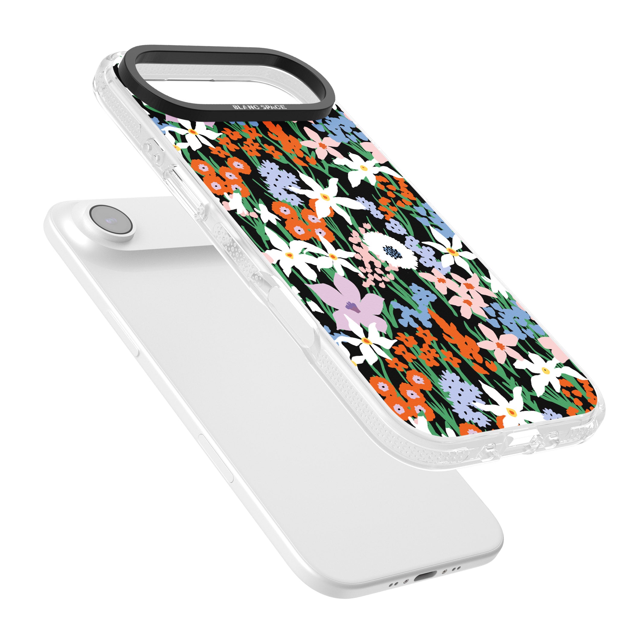 Floral Bloom Meadow Solid iPhone 17 Air Impact Air Clear Phone Case Colours