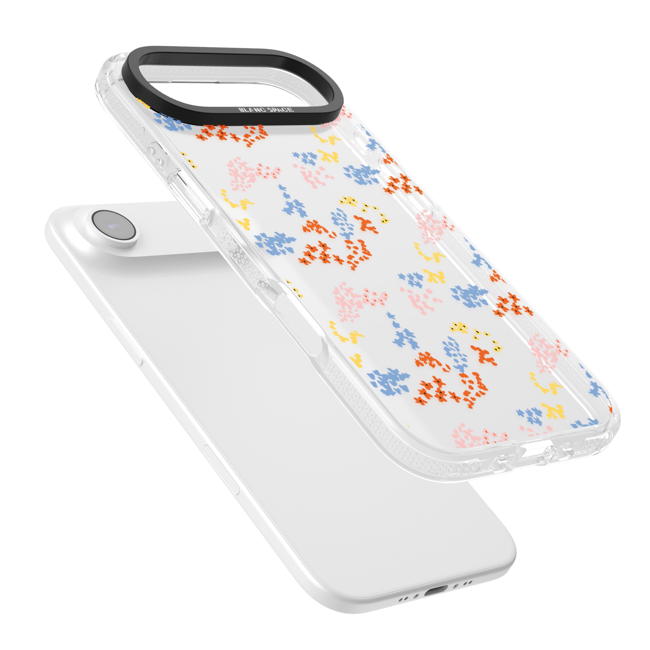 Floral Confetti: Transparent Delight iPhone 17 Air Impact Air Clear Phone Case Colours