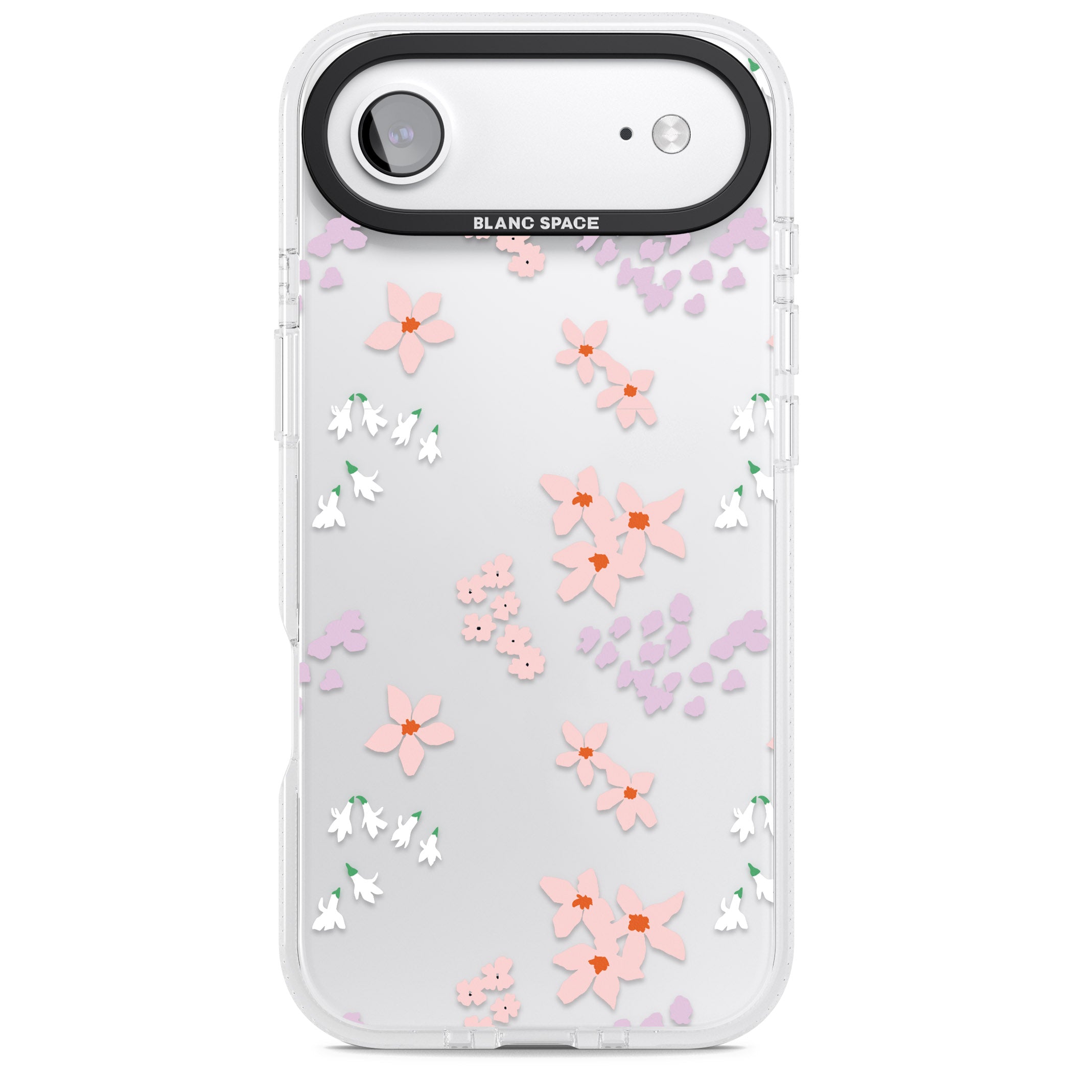 Pink & Purple Flower Mix iPhone 17 Air Impact Air Clear Phone Case