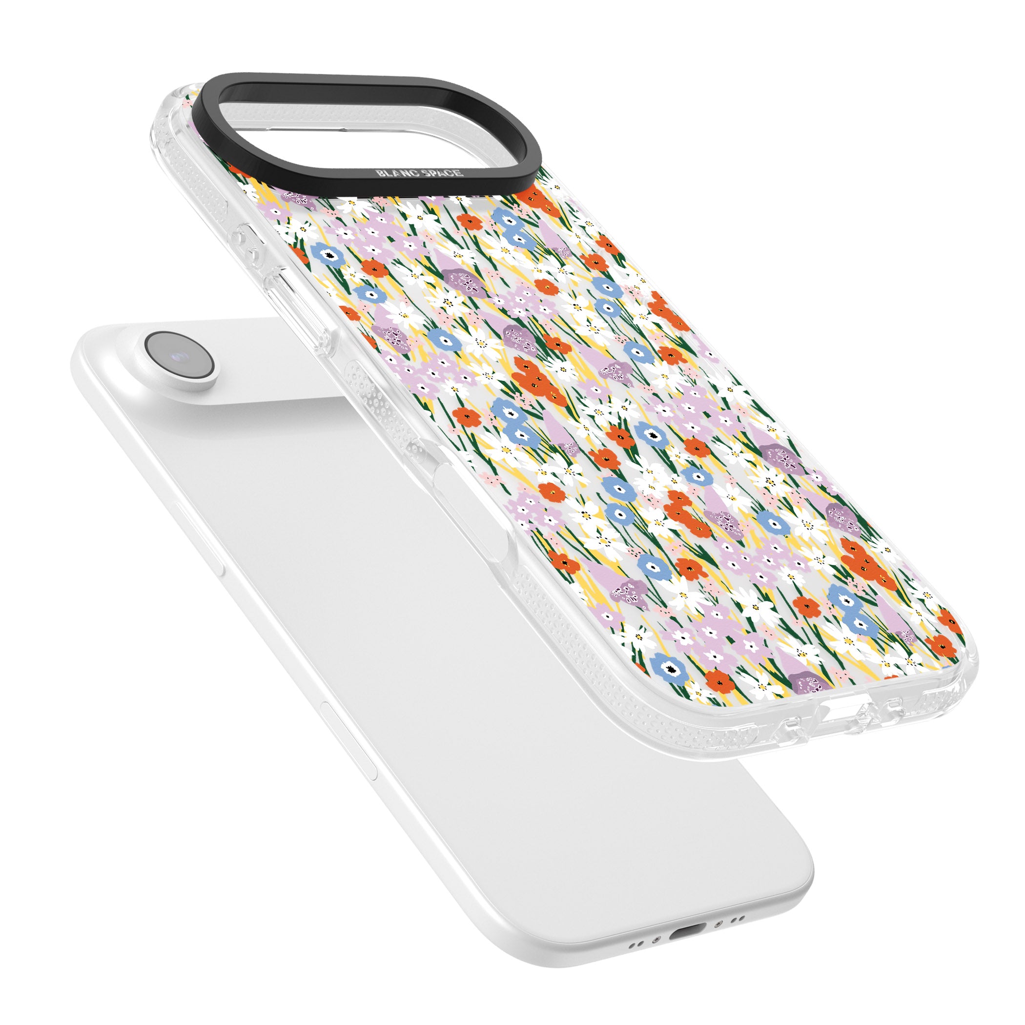 Vibrant Floral Garden iPhone 17 Air Impact Air Clear Phone Case Colours