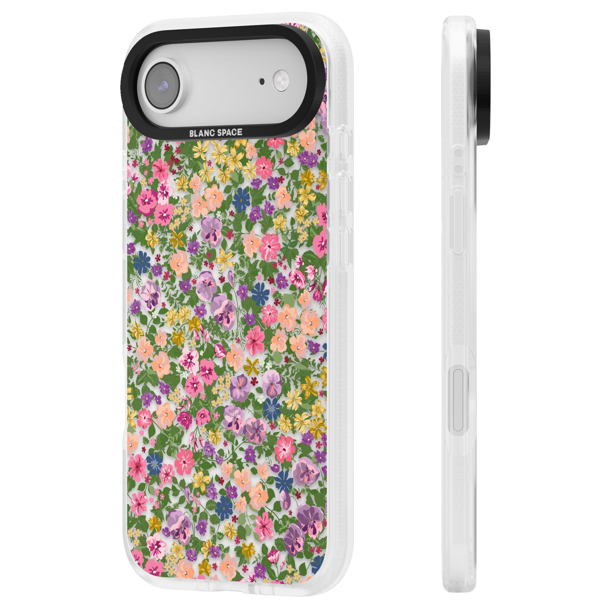 Lake Como Meadow iPhone 17 Air Impact Air Clear Phone Case Side Profile