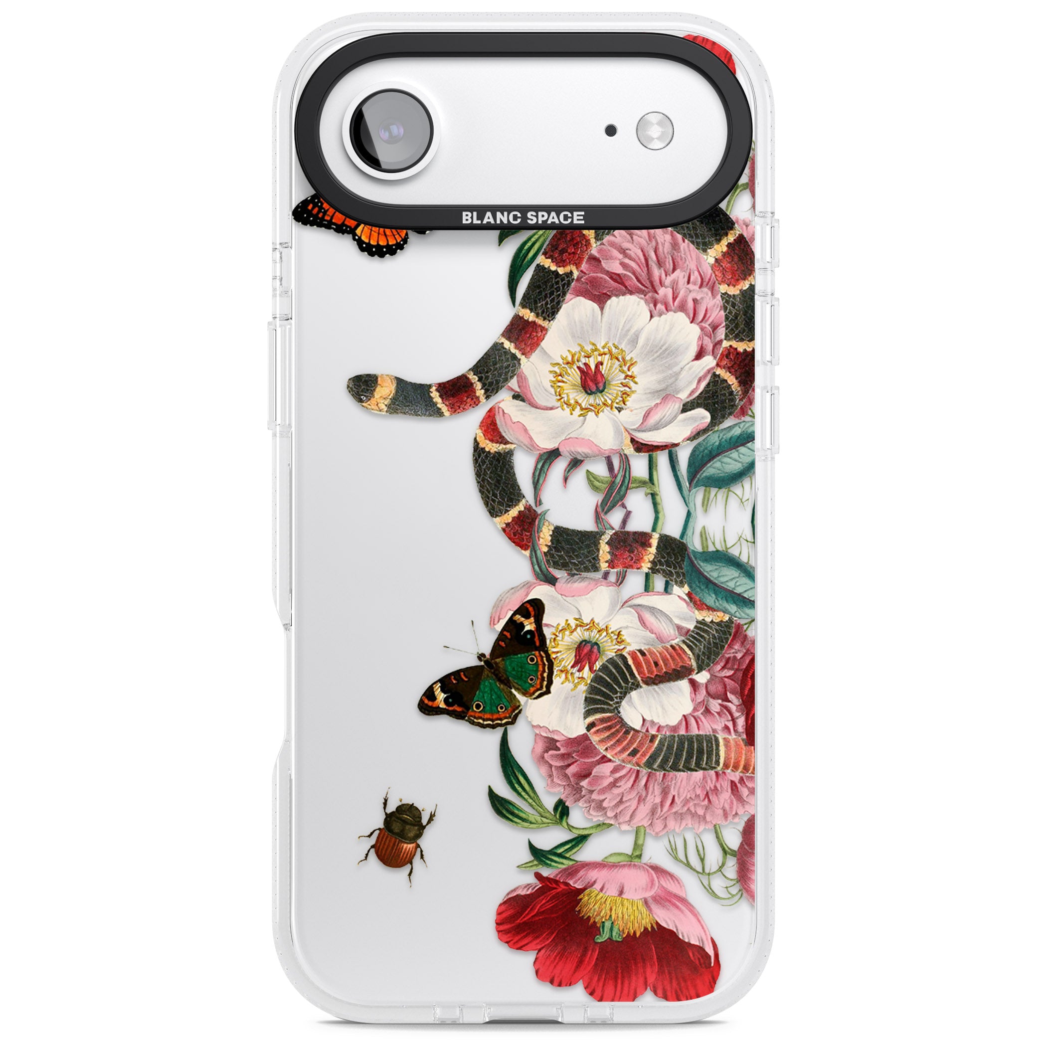 Floral Snake iPhone 17 Air Impact Air Clear Phone Case