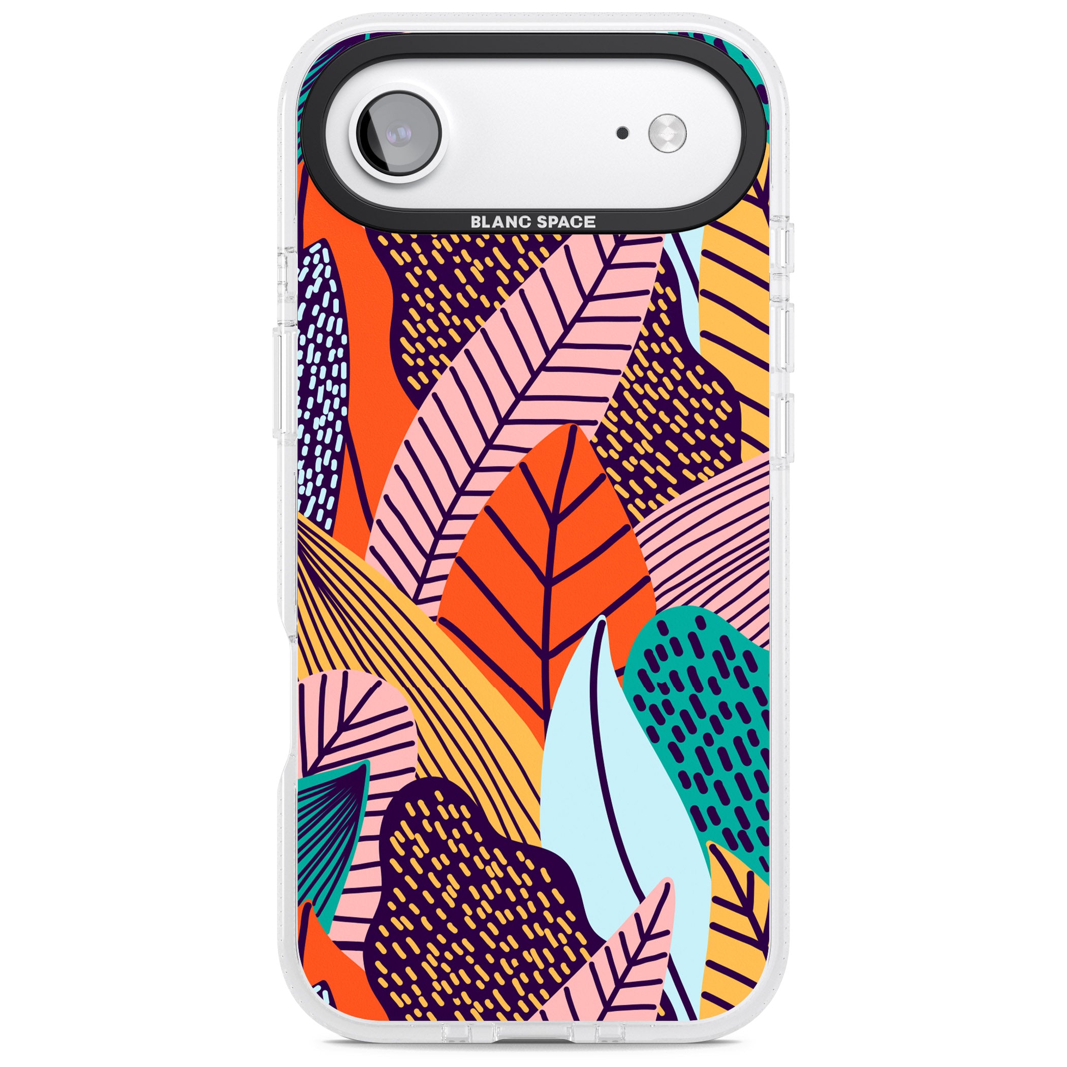 Abstract Leaves iPhone 17 Air Impact Air Clear Phone Case