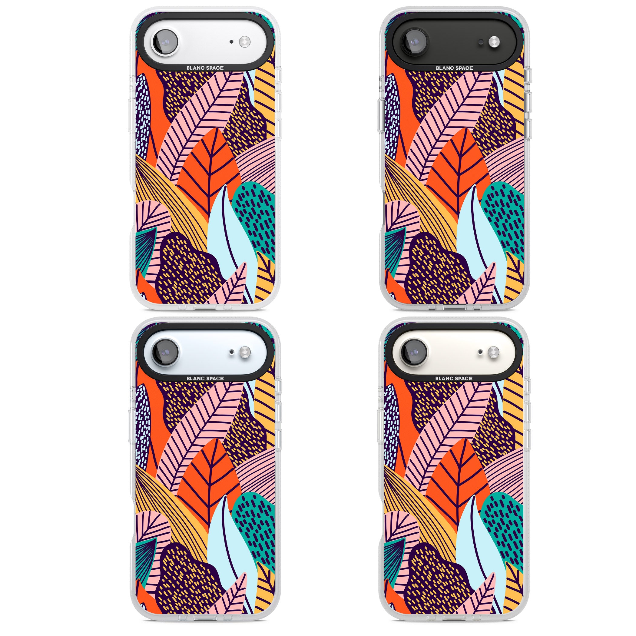 Abstract Leaves iPhone 17 Air Impact Air Clear Phone Case APT Impact Protection