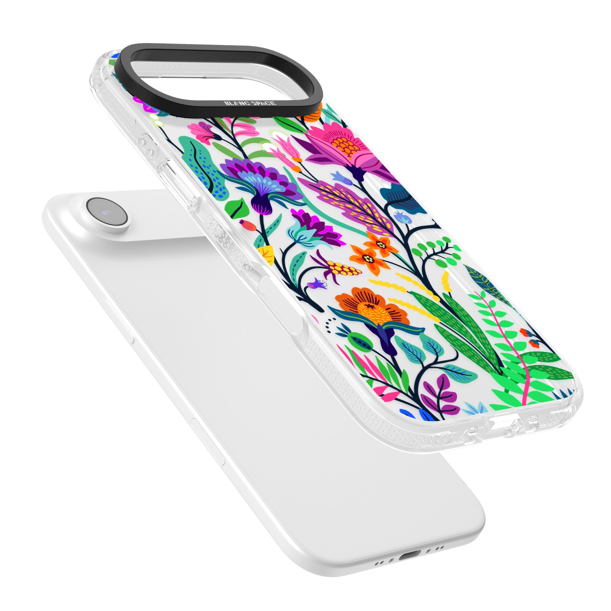Floral Vibe iPhone 17 Air Impact Air Clear Phone Case Colours