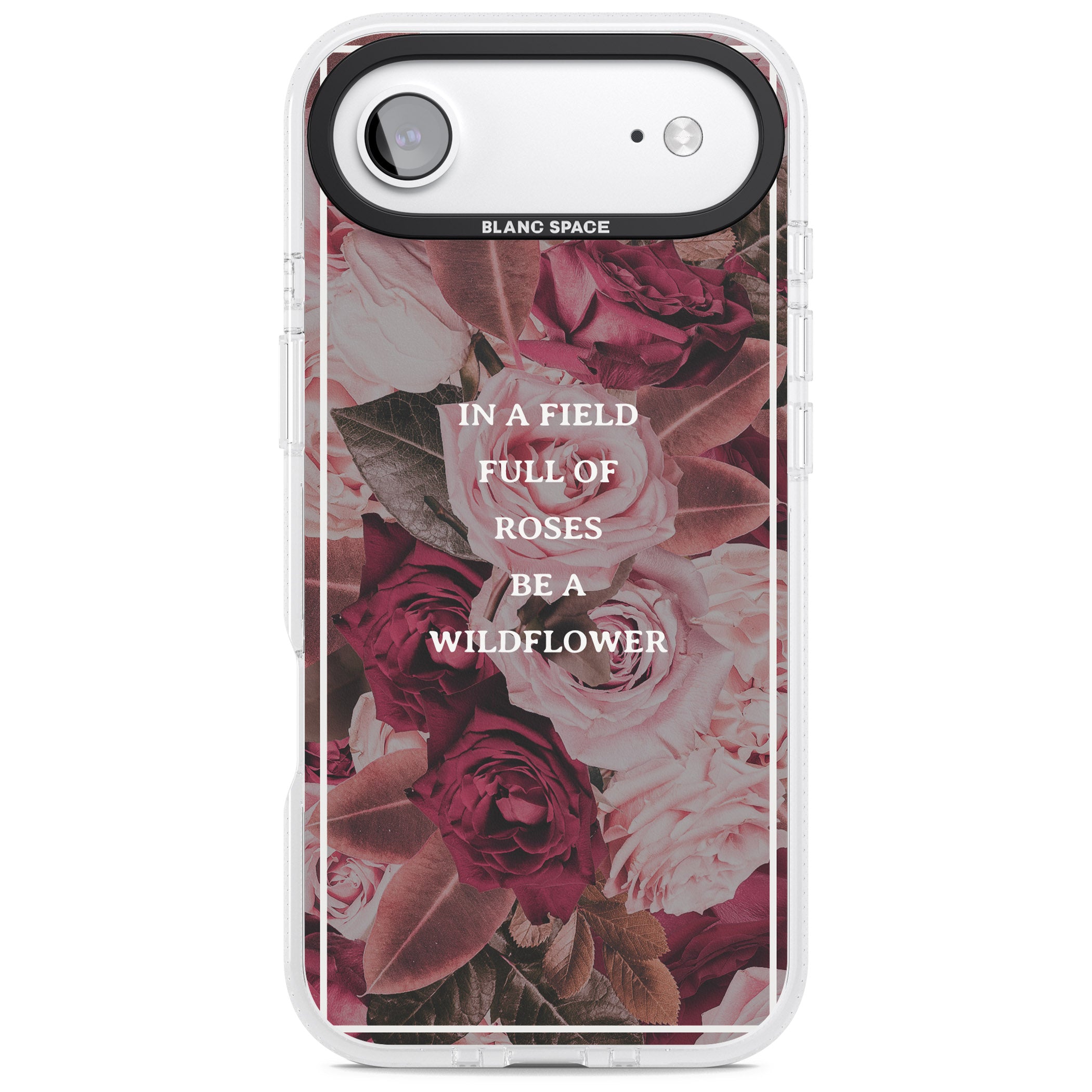 Wildflower Floral Quote iPhone 17 Air Impact Air Clear Phone Case