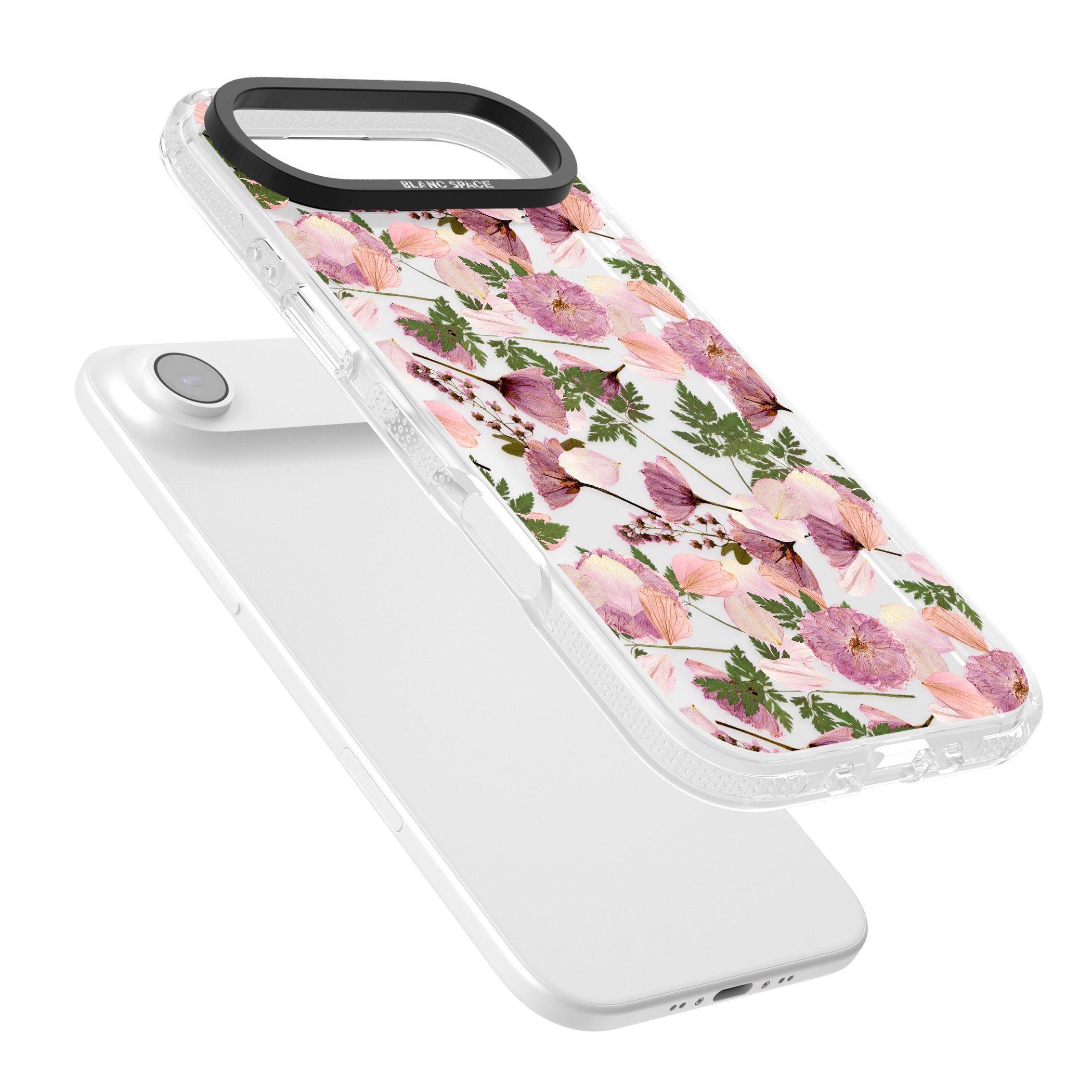 Pink Floral Appreciation iPhone 17 Air Impact Air Clear Phone Case Colours