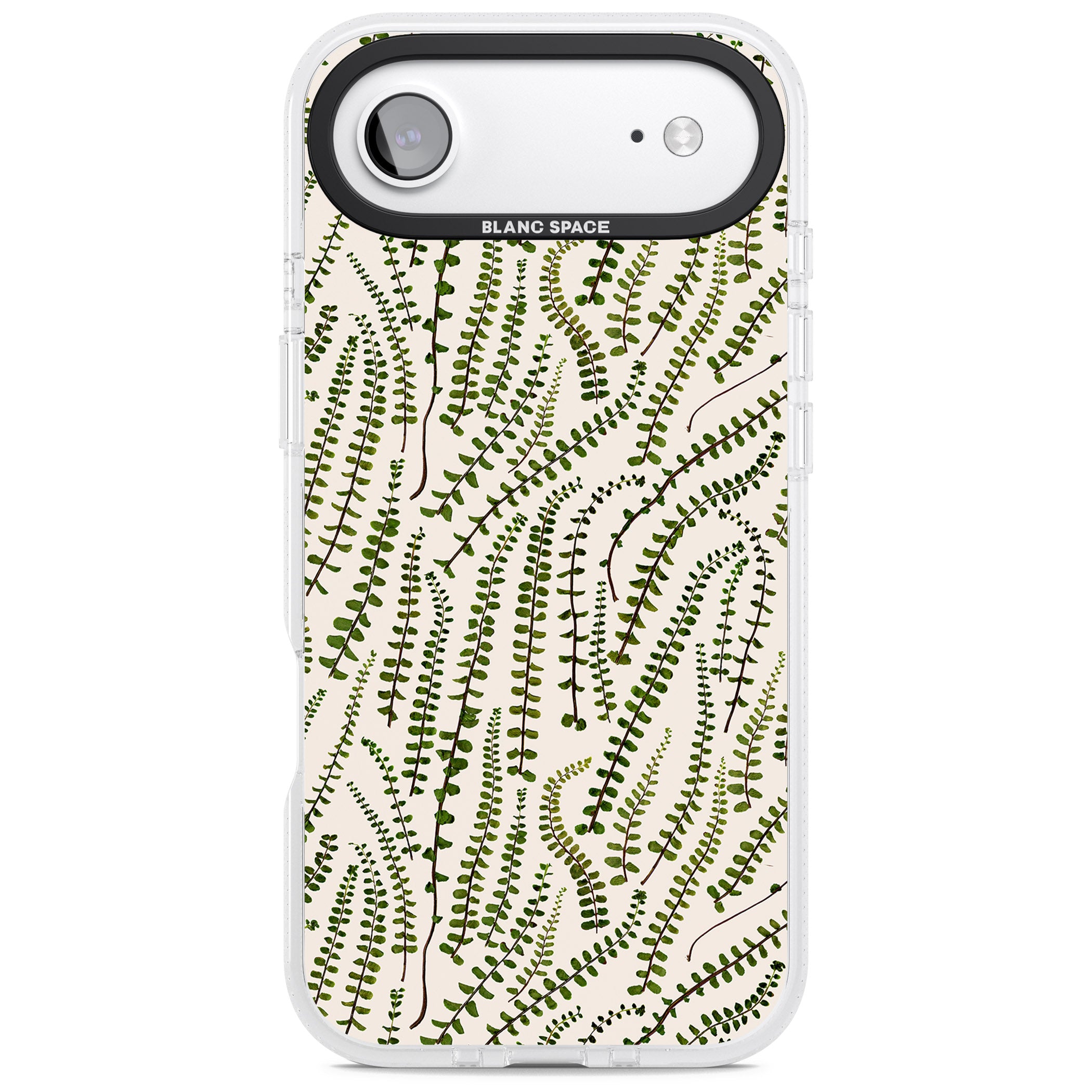 Fern Leaf Pattern iPhone 17 Air Impact Air Clear Phone Case