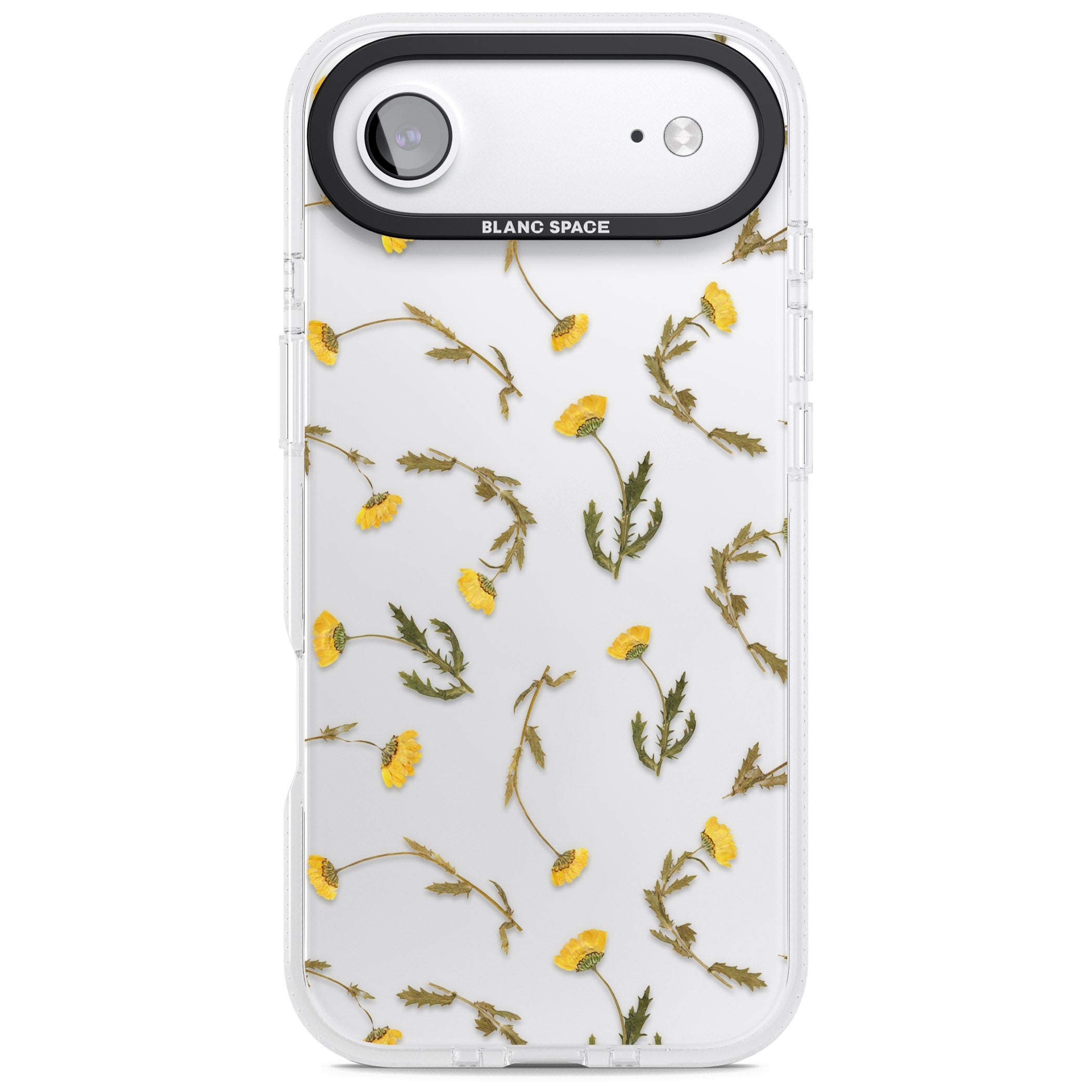 Wildflower Yellow iPhone 17 Air Impact Air Clear Phone Case