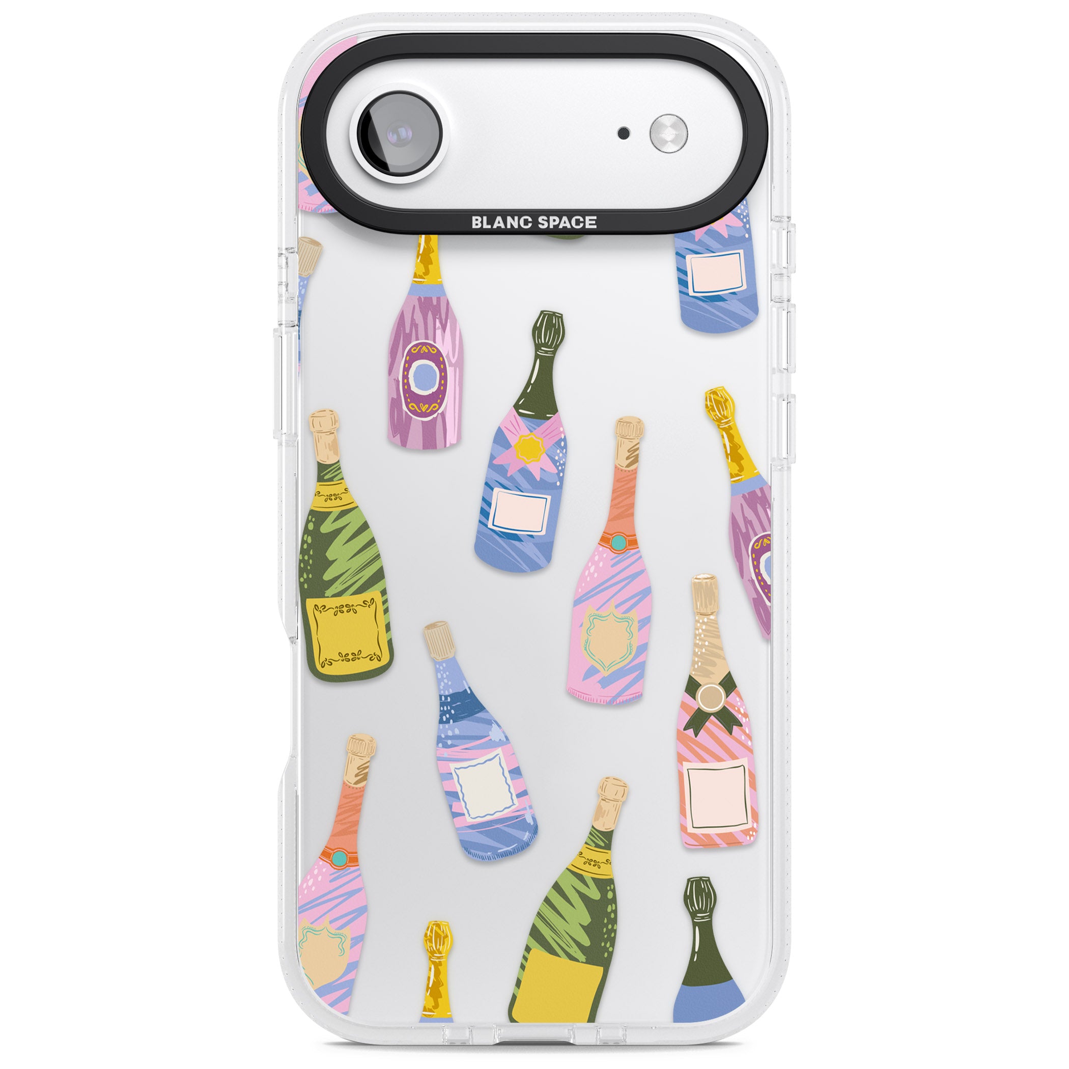 Champagne Pattern iPhone 17 Air Impact Air Clear Phone Case