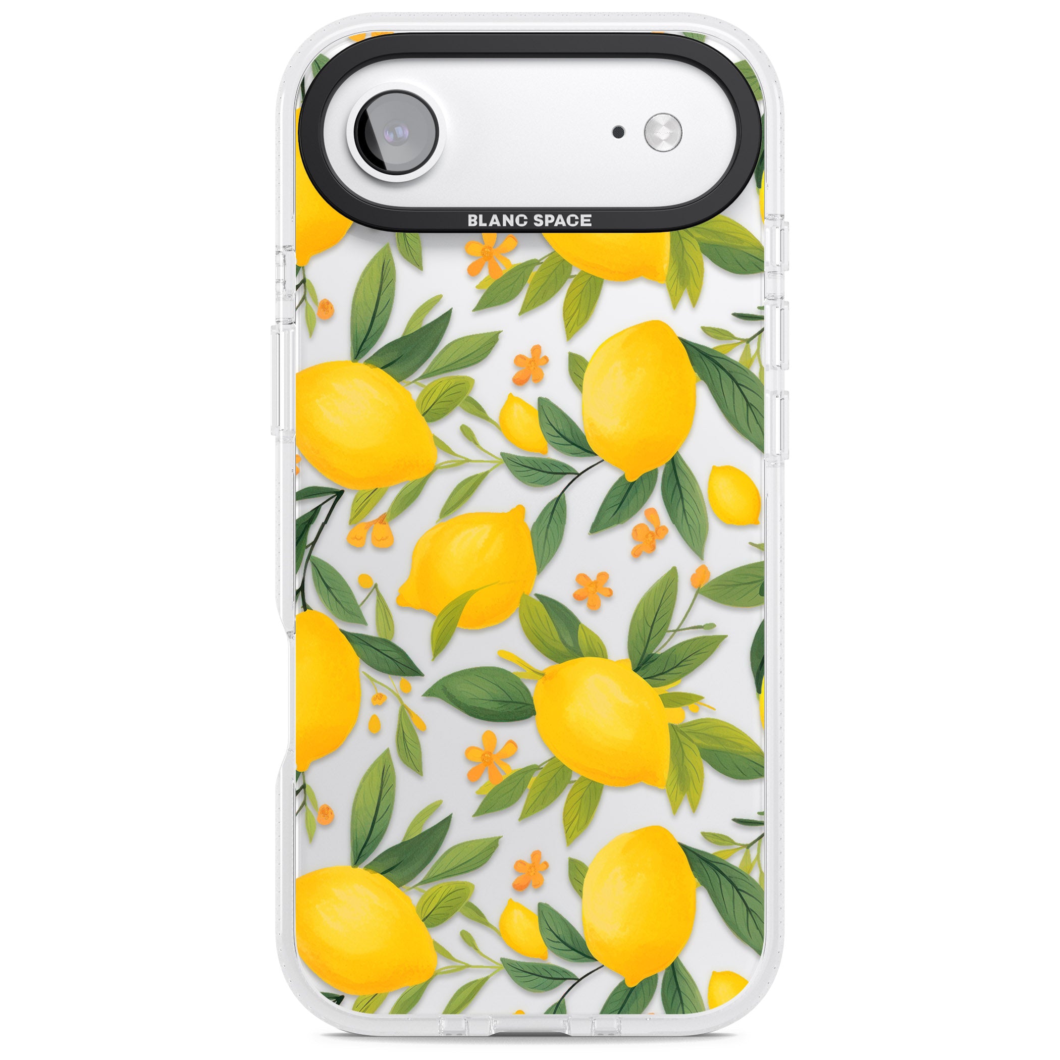 Lemon Pattern iPhone 17 Air Impact Air Clear Phone Case