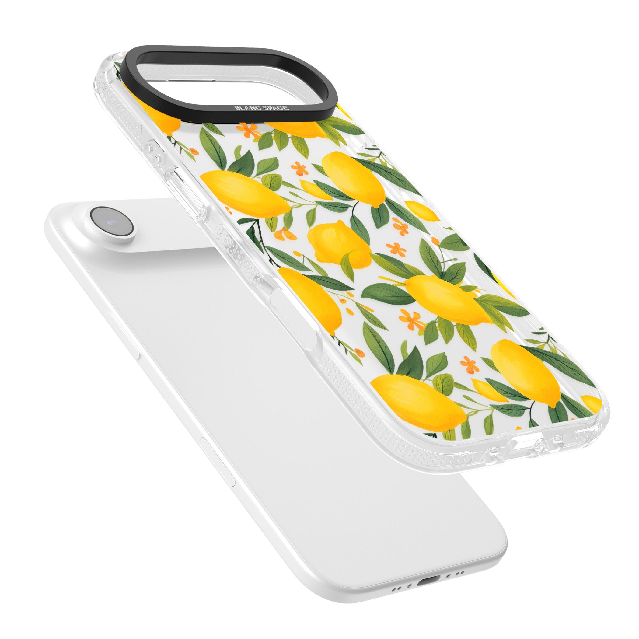 Lemon Pattern iPhone 17 Air Impact Air Clear Phone Case Colours