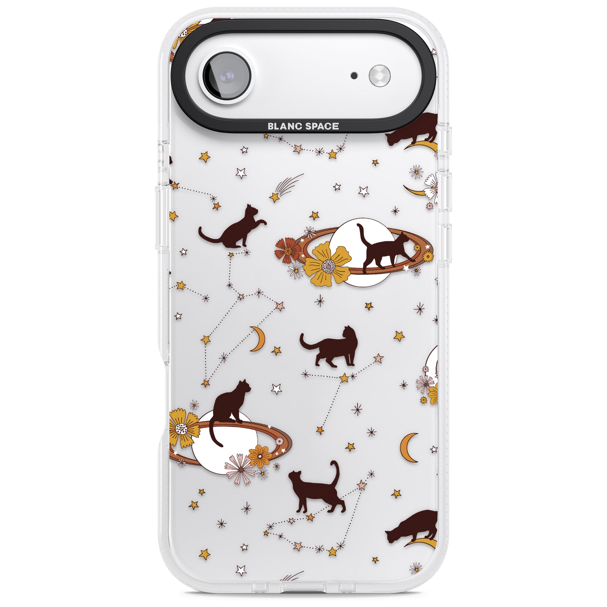 Halloween Cats And Astrology iPhone 17 Air Impact Air Clear Phone Case