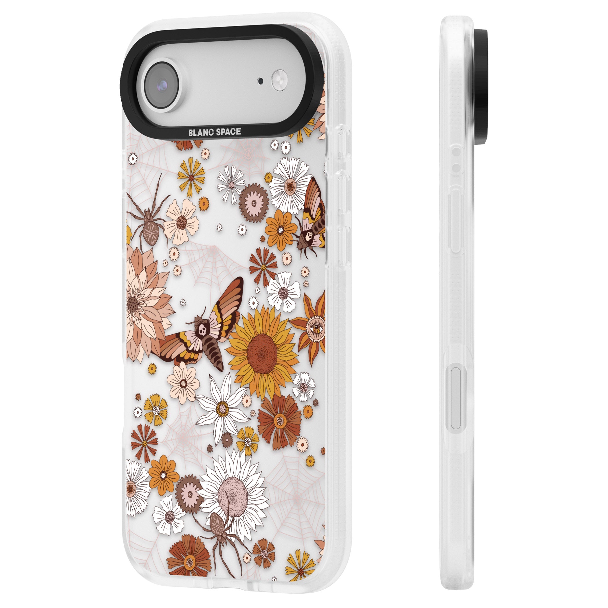 Halloween Wildlife iPhone 17 Air Impact Air Clear Phone Case Side Profile